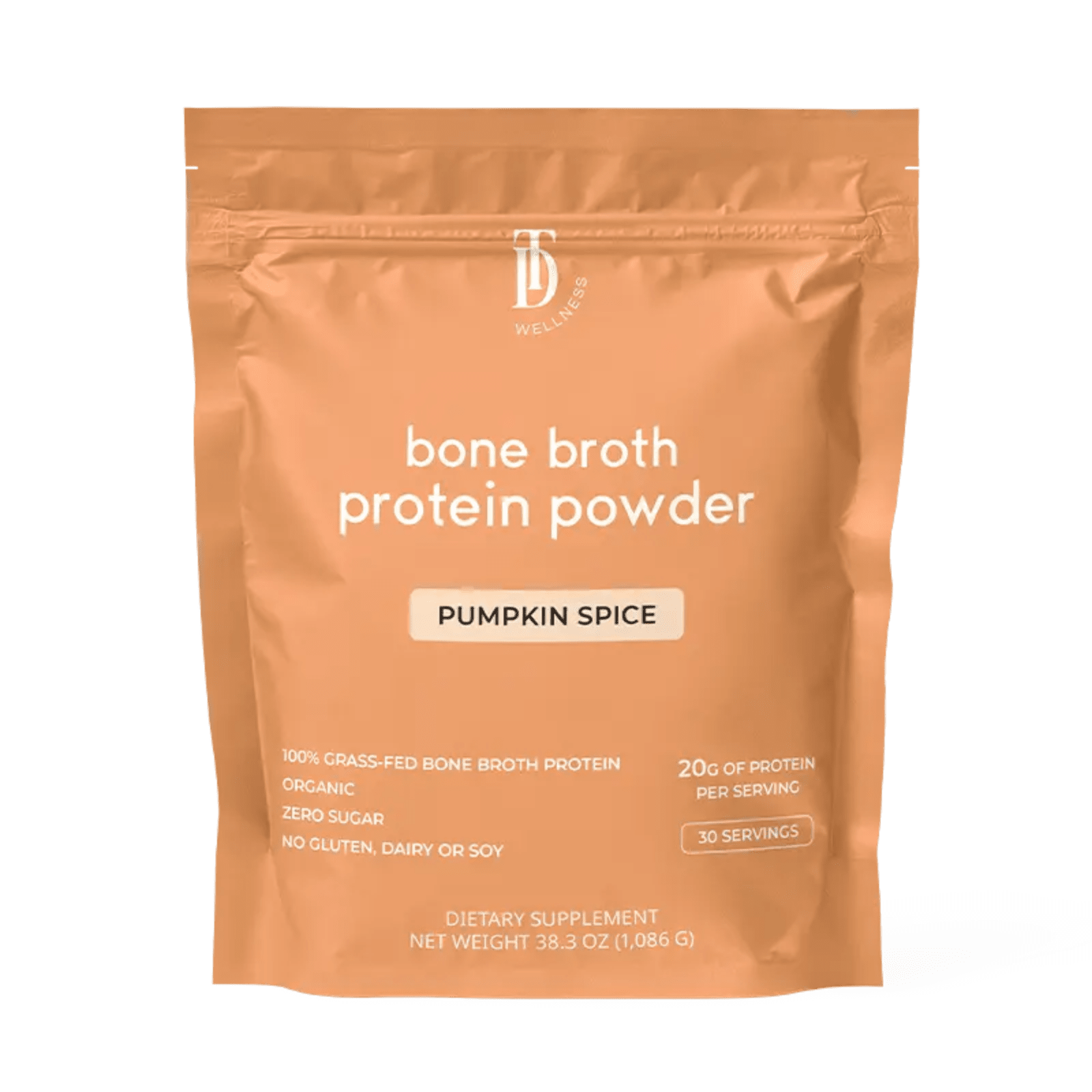 Pumpkin Spice Bone Broth Protein | Taylor Dukes Wellness