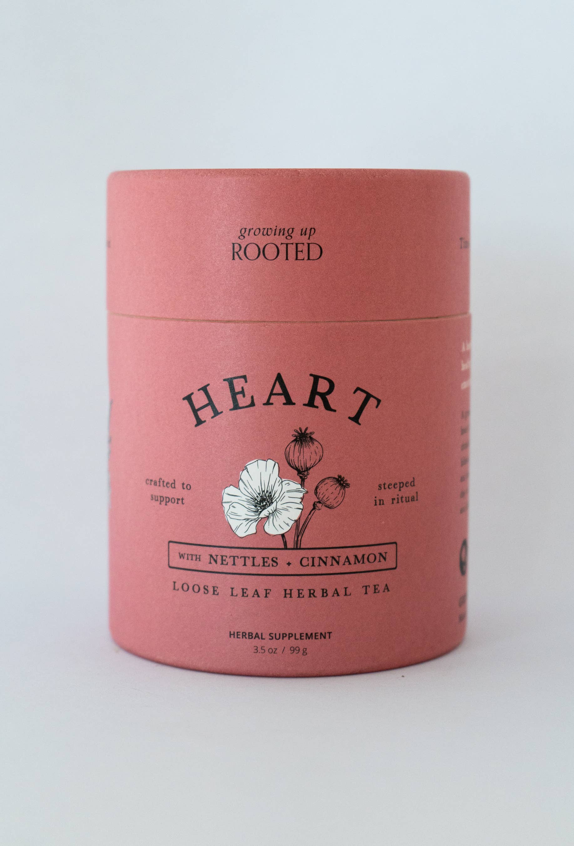 Heart Loose Leaf Herbal Tea | Emotional Wellness & Support | Growing Up Rooted