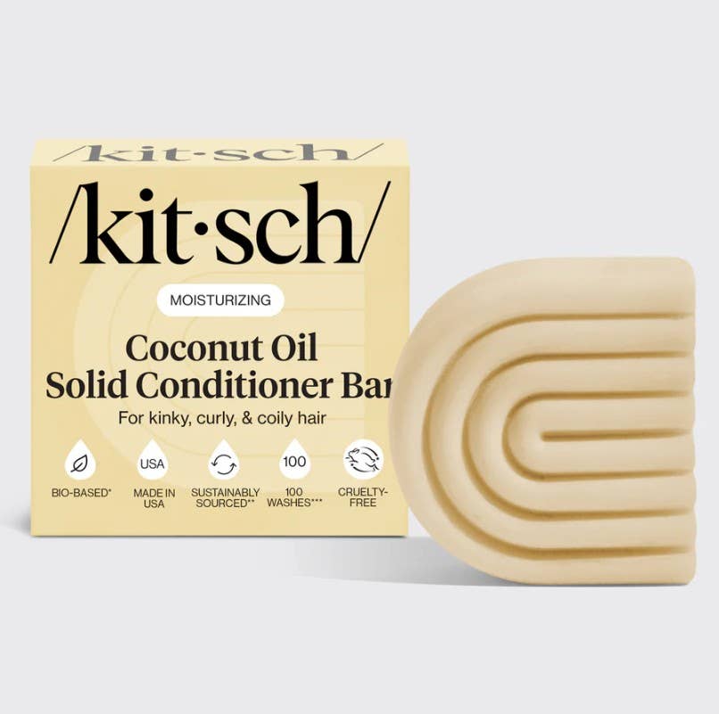 Coconut Oil Conditioner Bar for Dry Damaged Hair | KITSCH