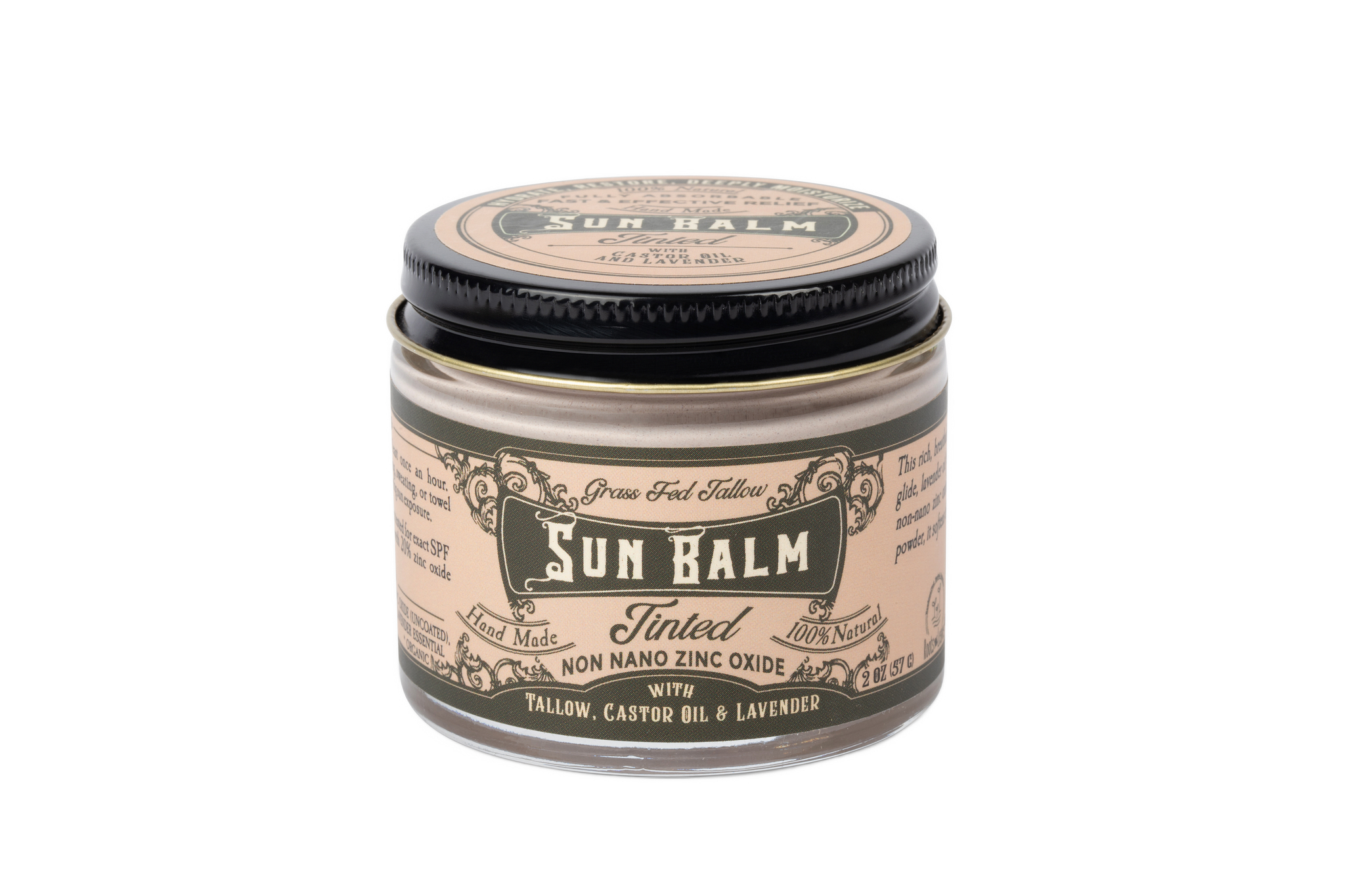 Sun Balm Tinted Tallow Lavender Sunscreen | Roots and Leaves