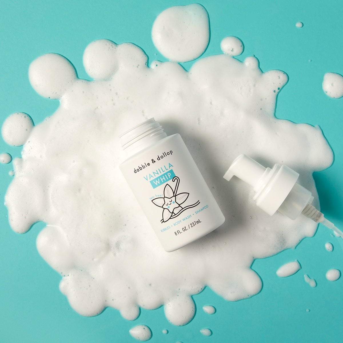 Tear-Free Foaming Shampoo & Body Whip - Vanilla | Dabble & Dollup