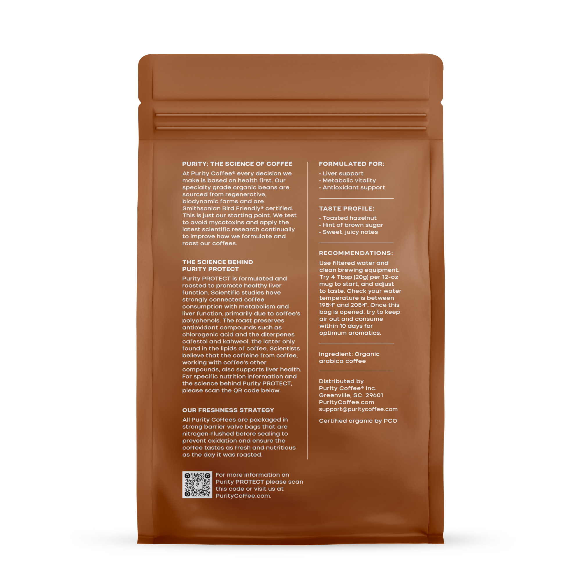 PROTECT: Light-Medium Roast *Ground* Coffee | Purity Coffee
