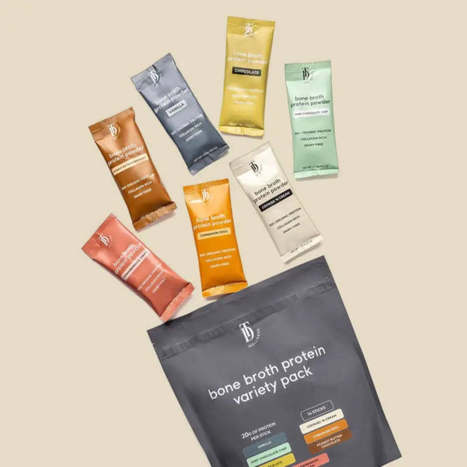 Bone Broth Protein Variety Pack | Taylor Duke Wellness