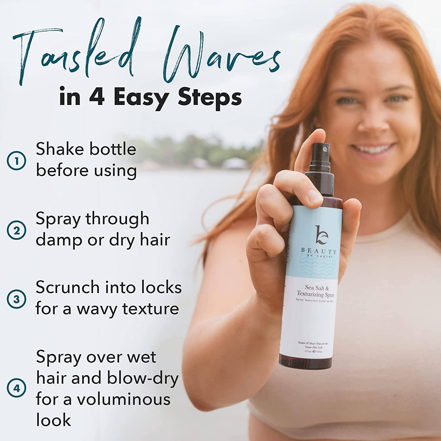 Sea Salt Spray Hair Texturizer | Beauty By Earth