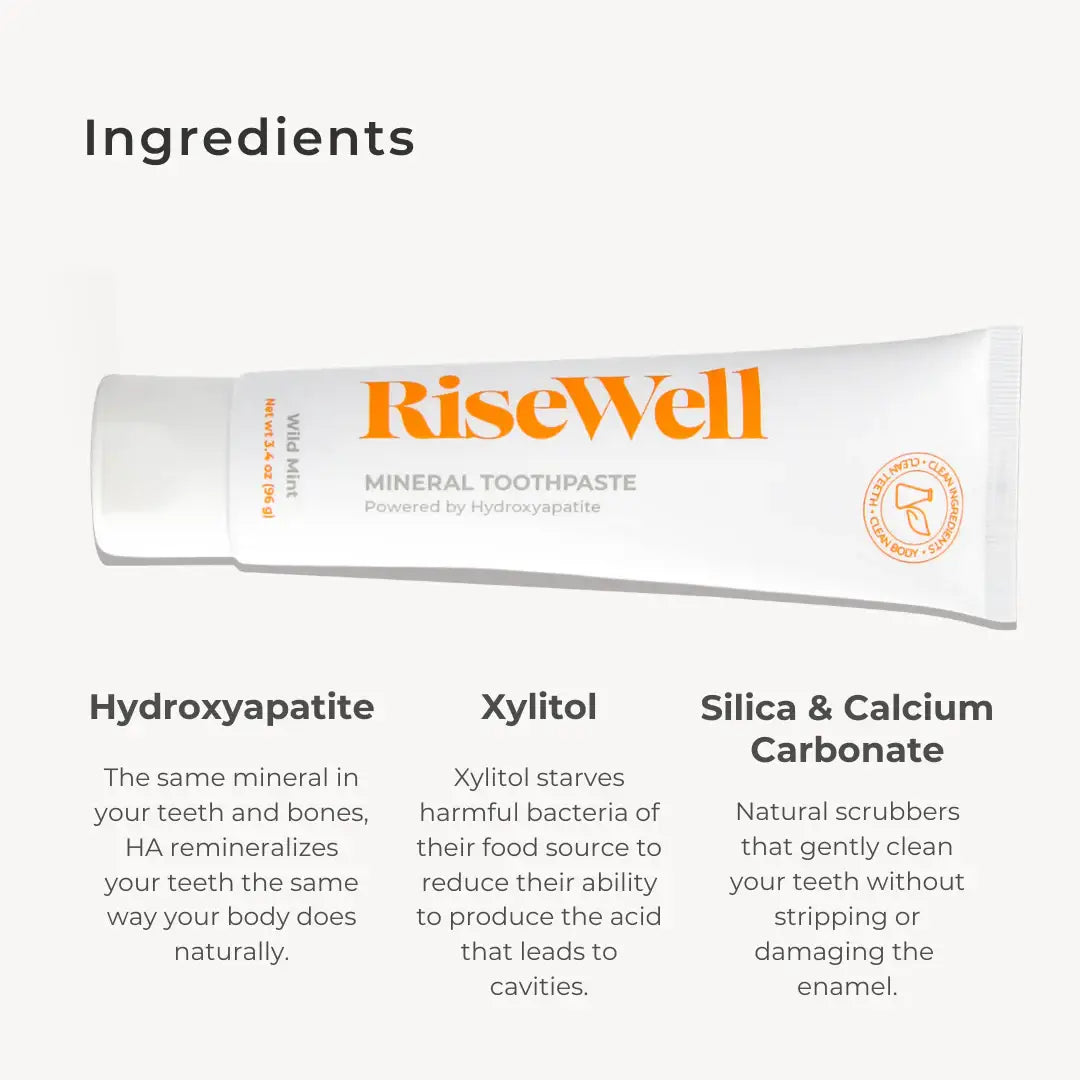 Mineral Toothpaste Wild Mint | RiseWell