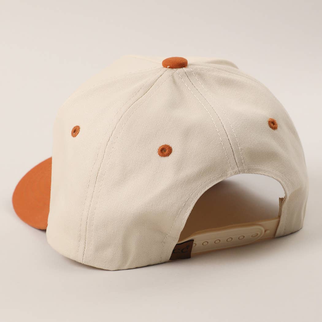 GAME DAY 3D Letter Embroidered Two-Tone Trucker Hat | Fashion City