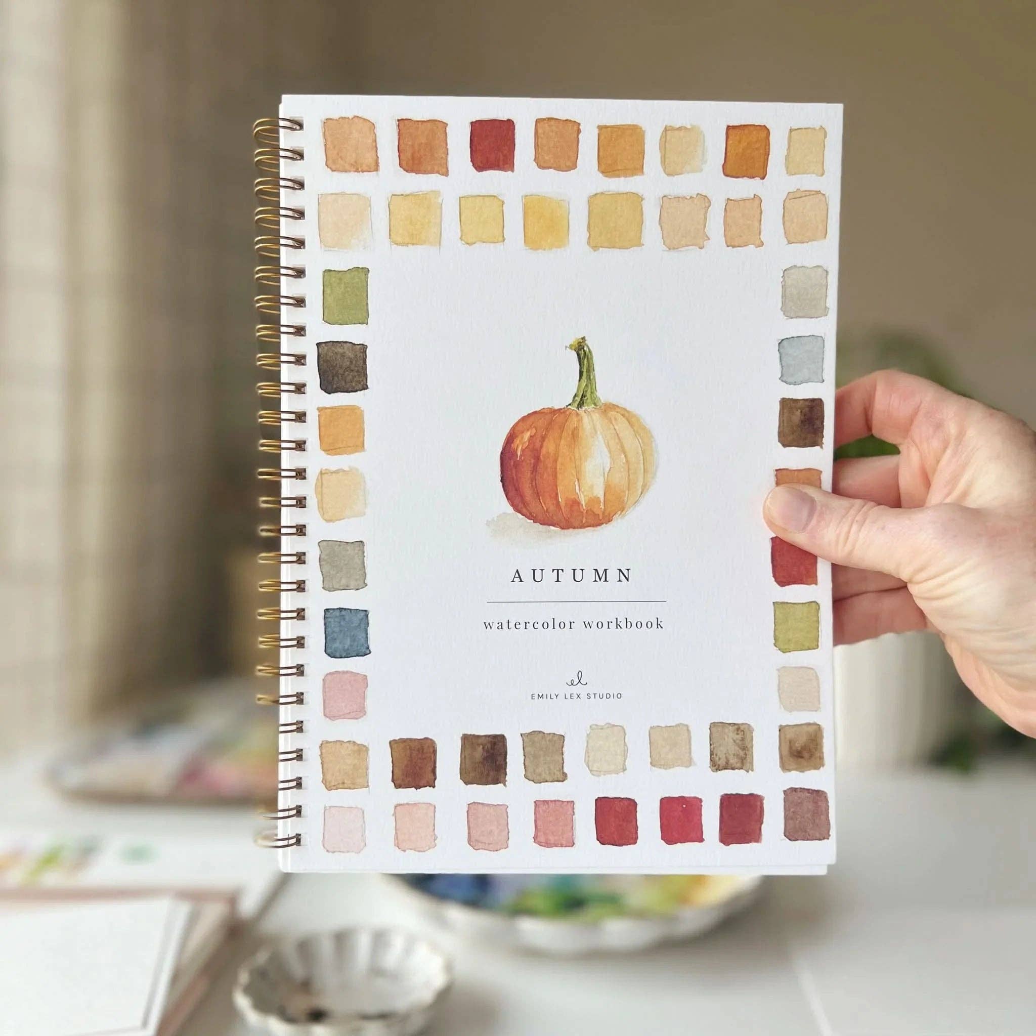 Autumn watercolor workbook | Emily Lex Studio