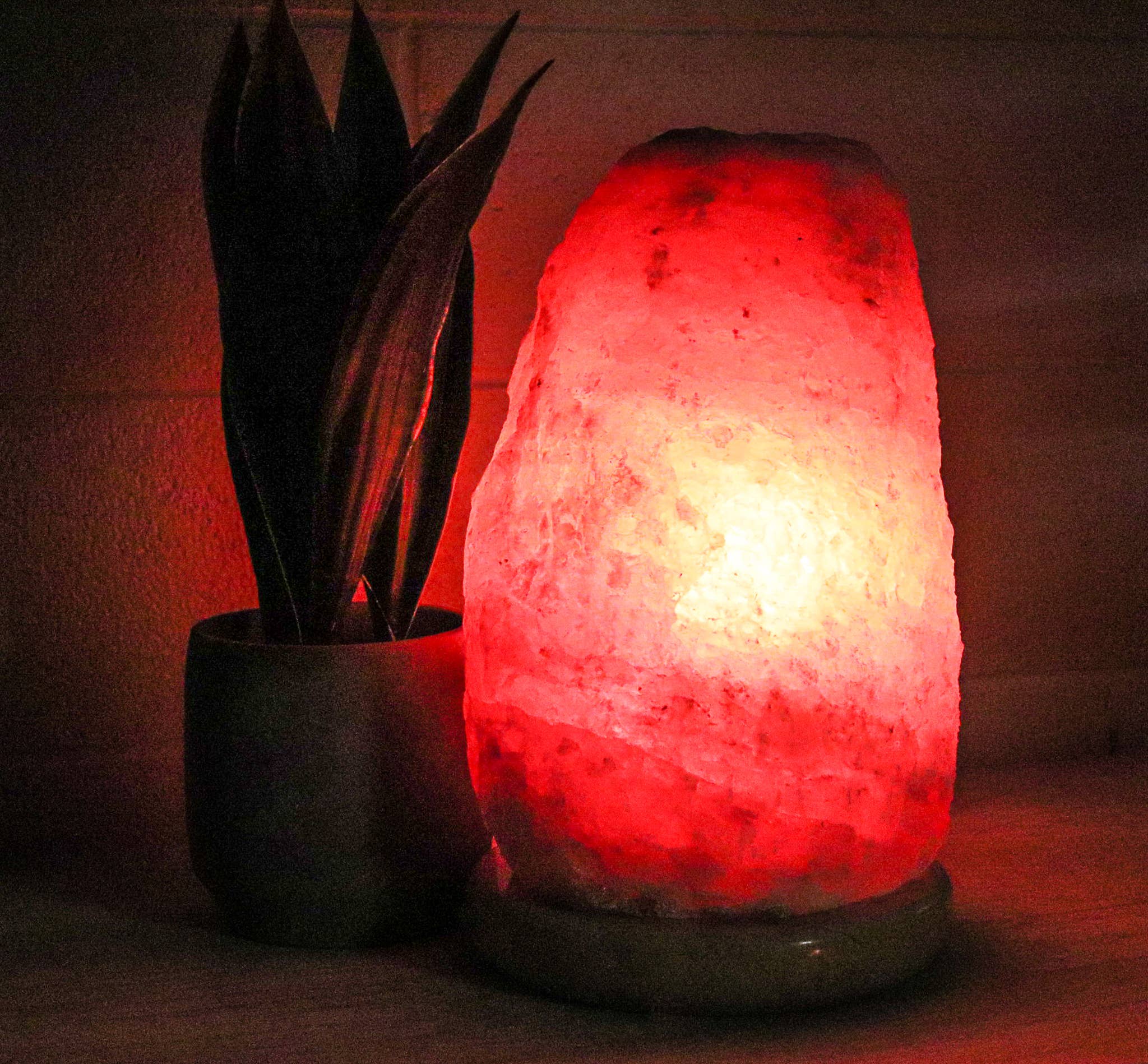 Natural Pink Himalayan Salt Lamp: 47-58 Lbs w/ Tavera Base | Himalayan Secrets