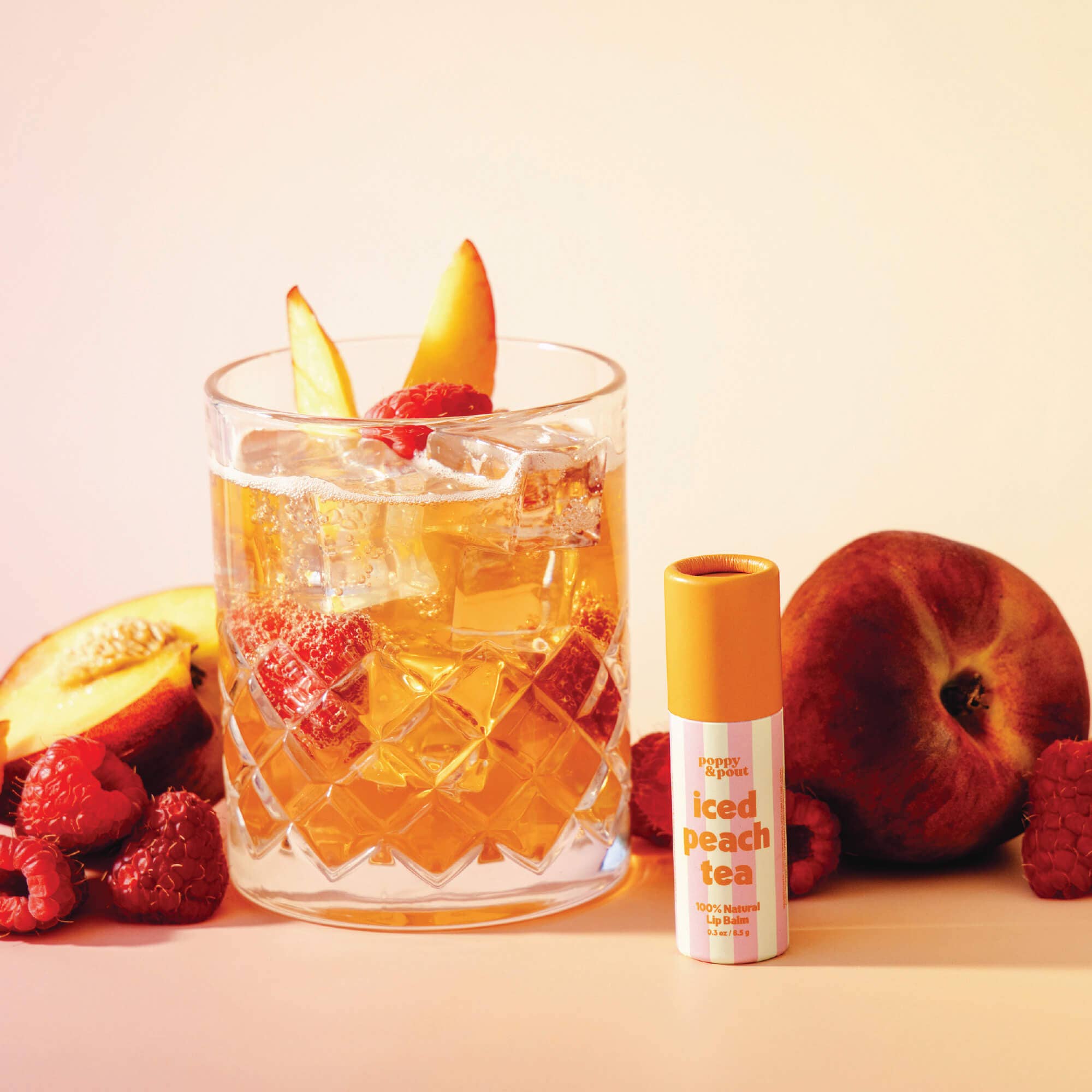 Lip Balm Retro Refreshers | Iced Peach Tea | Poppy and Pout