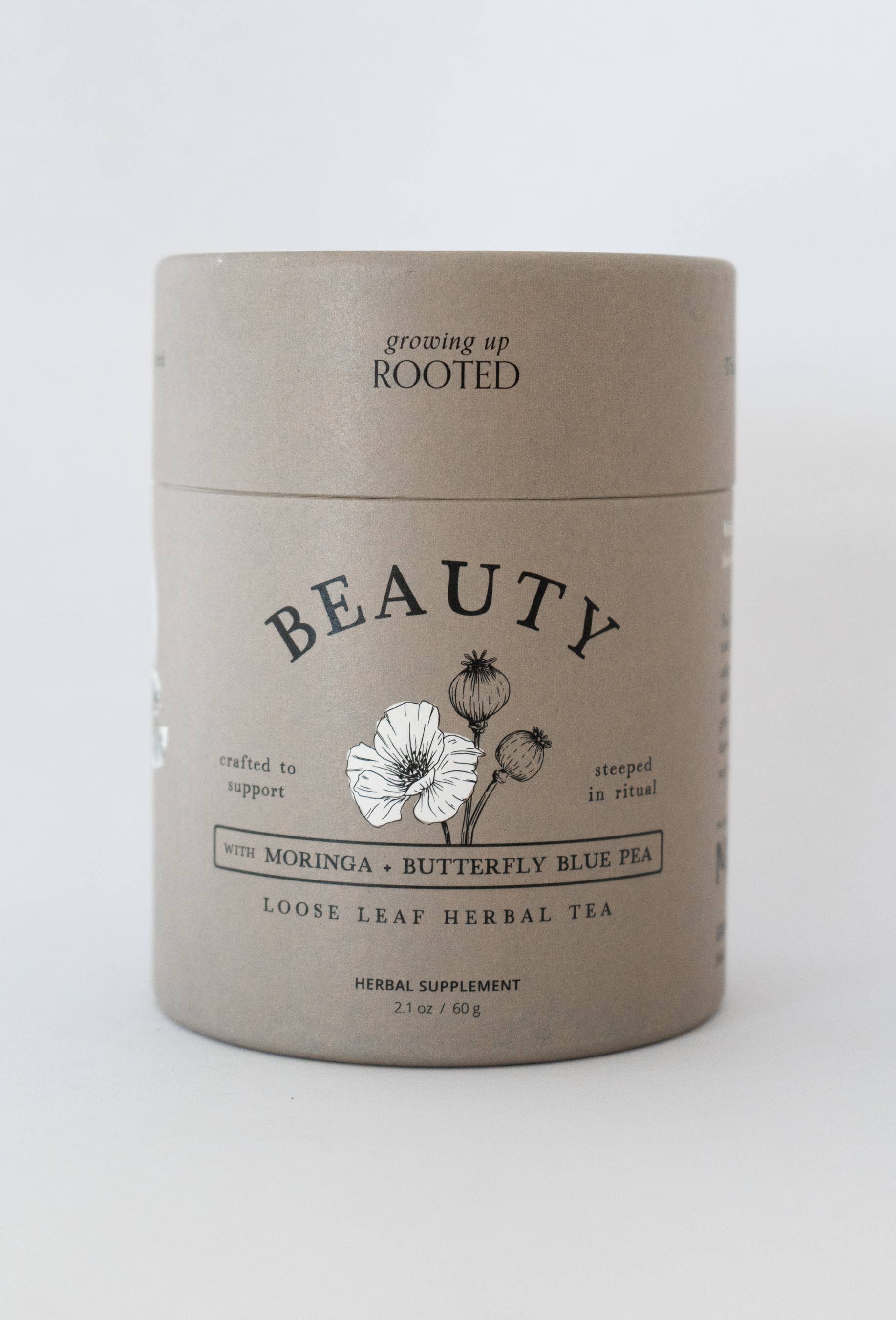 Beauty Loose Leaf Herbal Tea | Skin Health & Radiance Blend | Growing Up Rooted