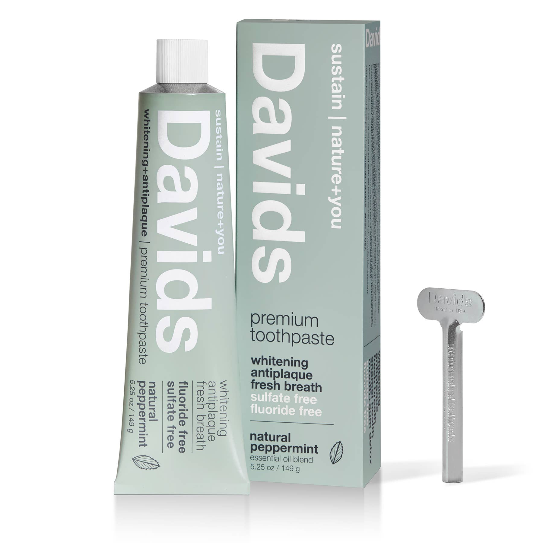 Davids Premium Toothpaste Peppermint | Davids
