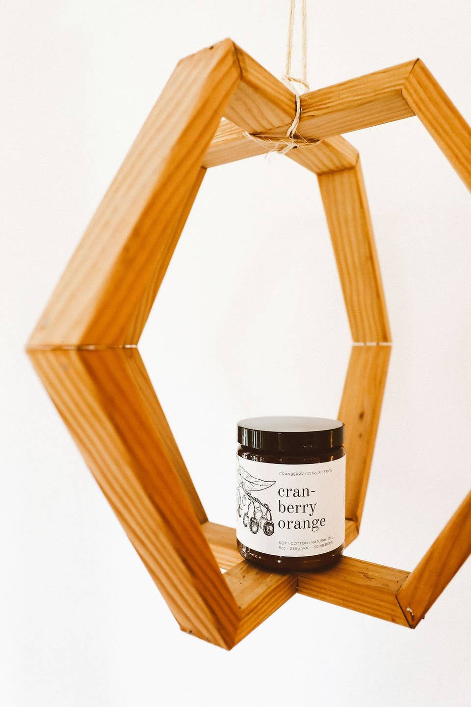 Natural Soy Candle 9 oz Cranberry Orange | Broken Top