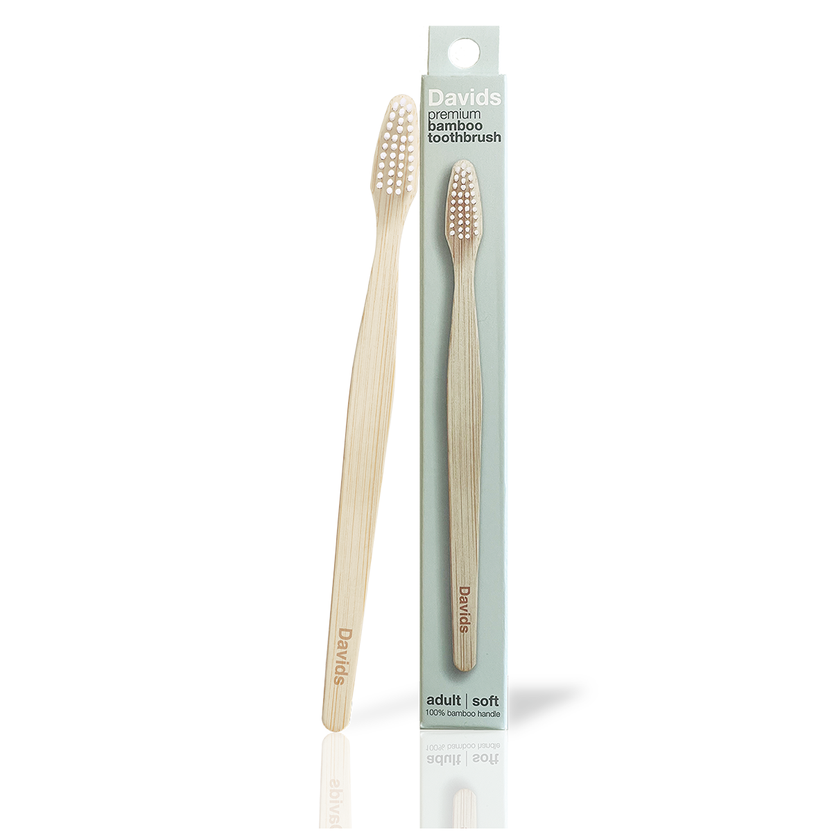 Premium Bamboo Toothbrush (single) | Davids Natural Toothpaste