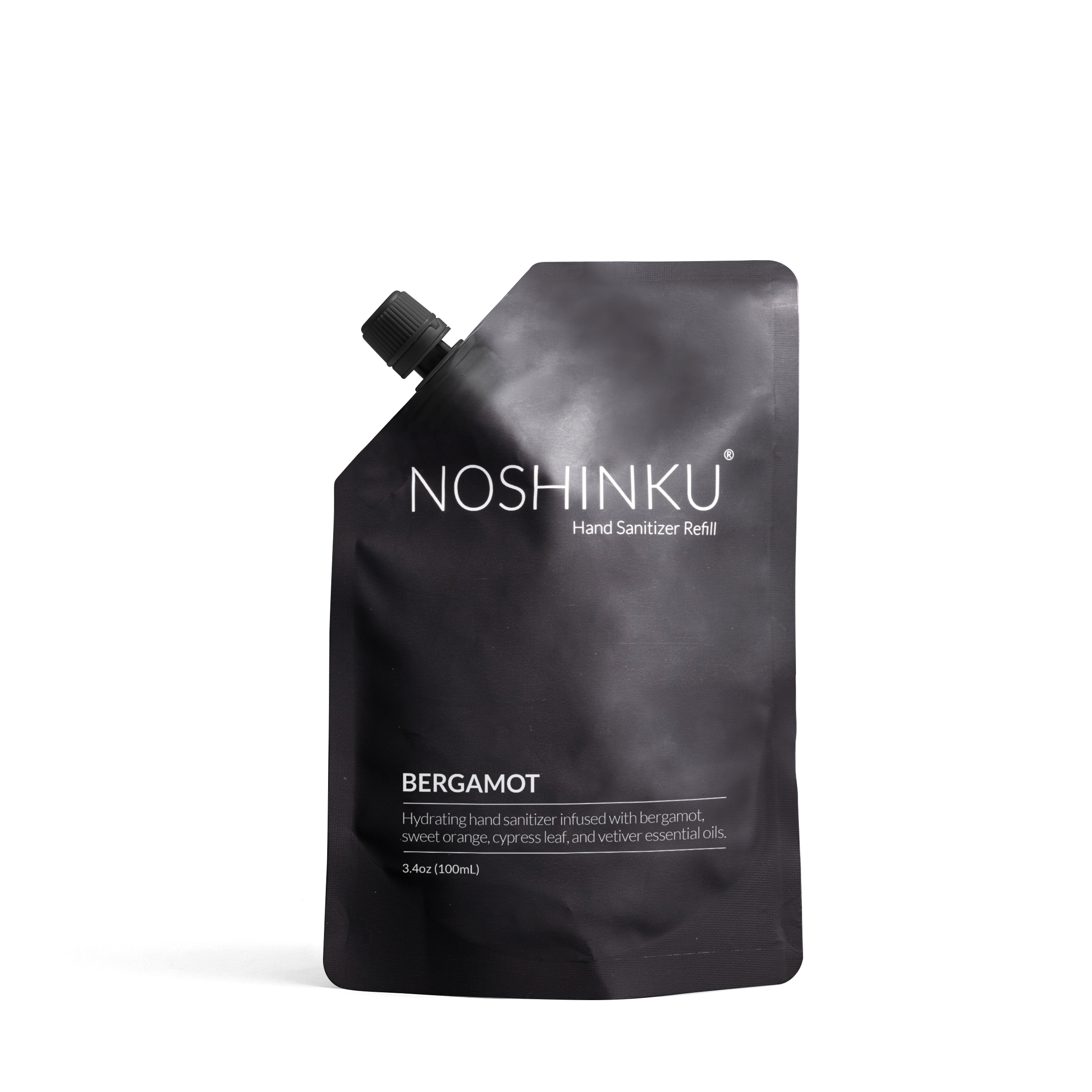 Bergamot Cypress Hand Sanitizer Refill Pouch | Noshinku