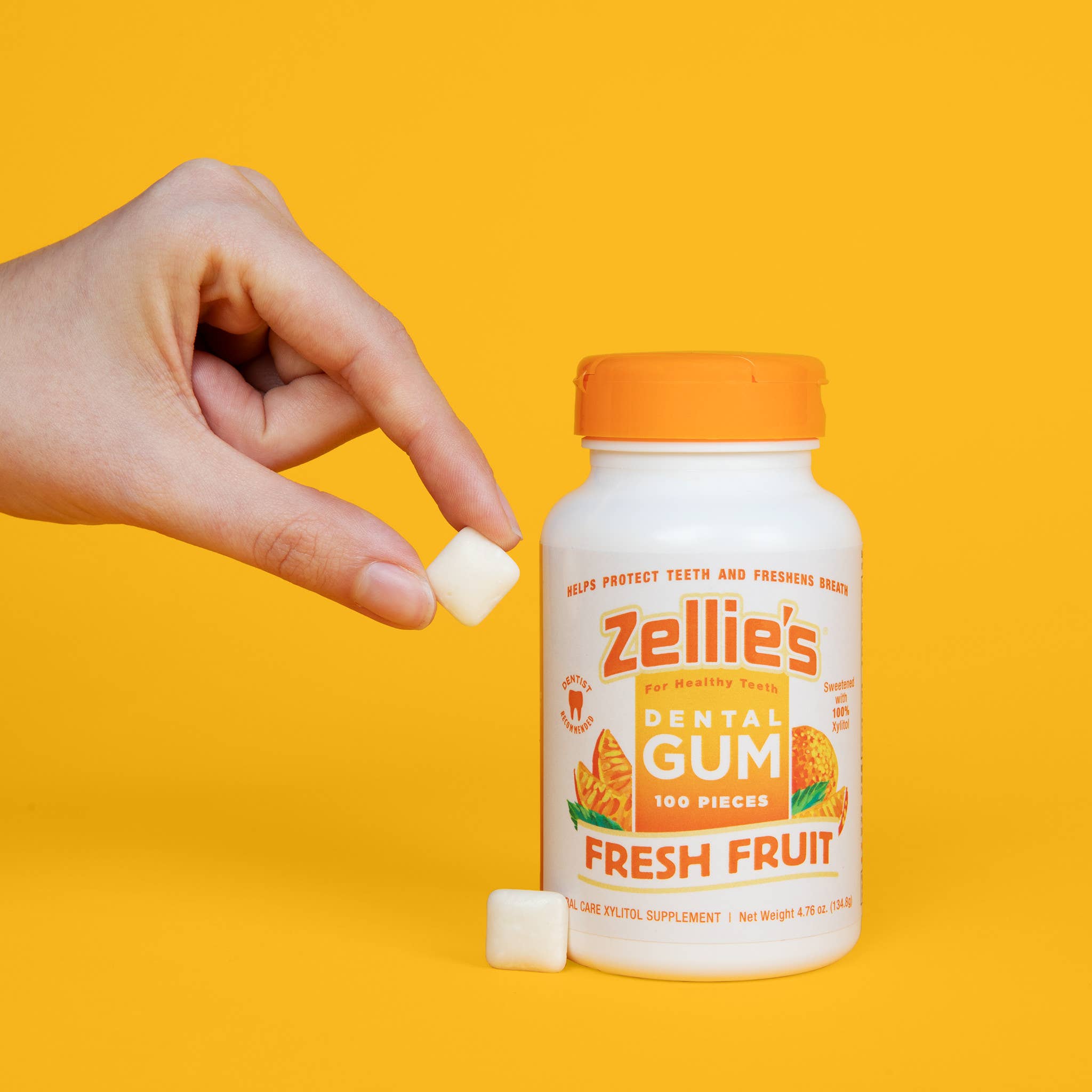 Zellie's Xylitol Dental Gum - Fresh Fruit | Zellies
