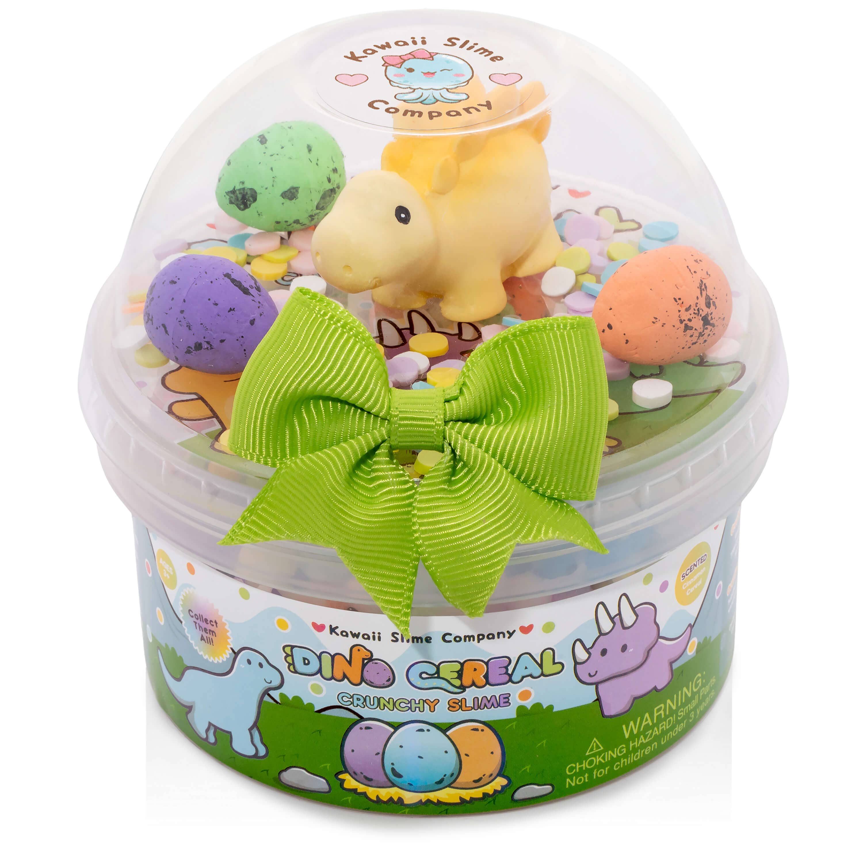 Dino Cereal Crunchy Signature Dome™ Slime | Kawaii Slime