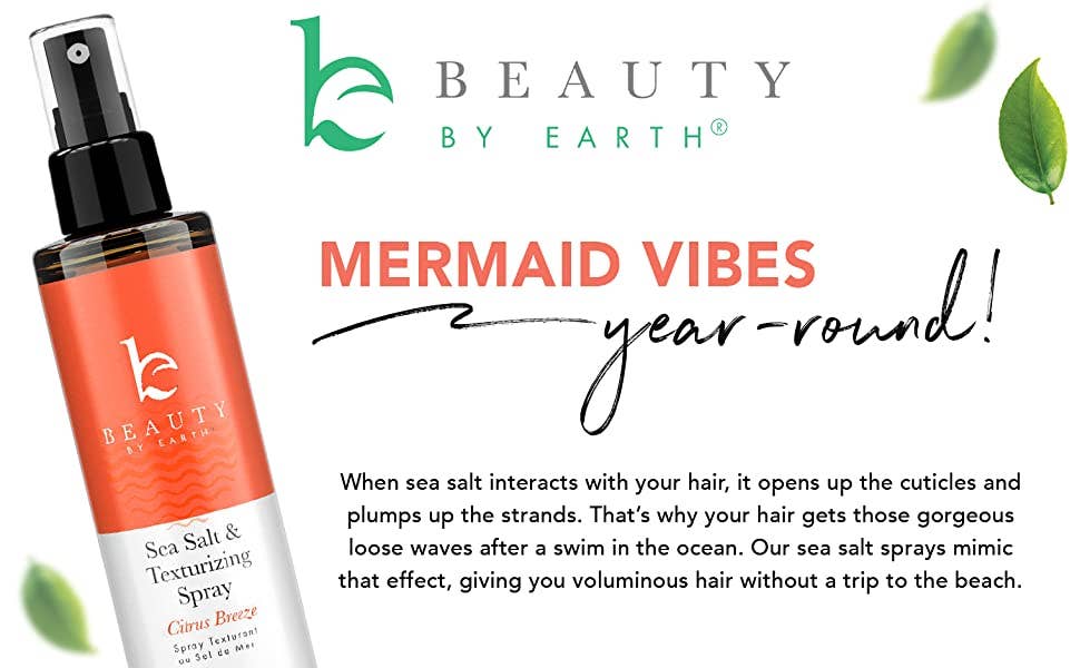 Sea Salt Spray Hair Texturizer | Beauty By Earth