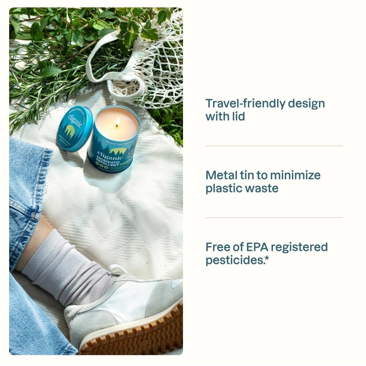 Mosquito Repellent Candle 9oz | Cliganic