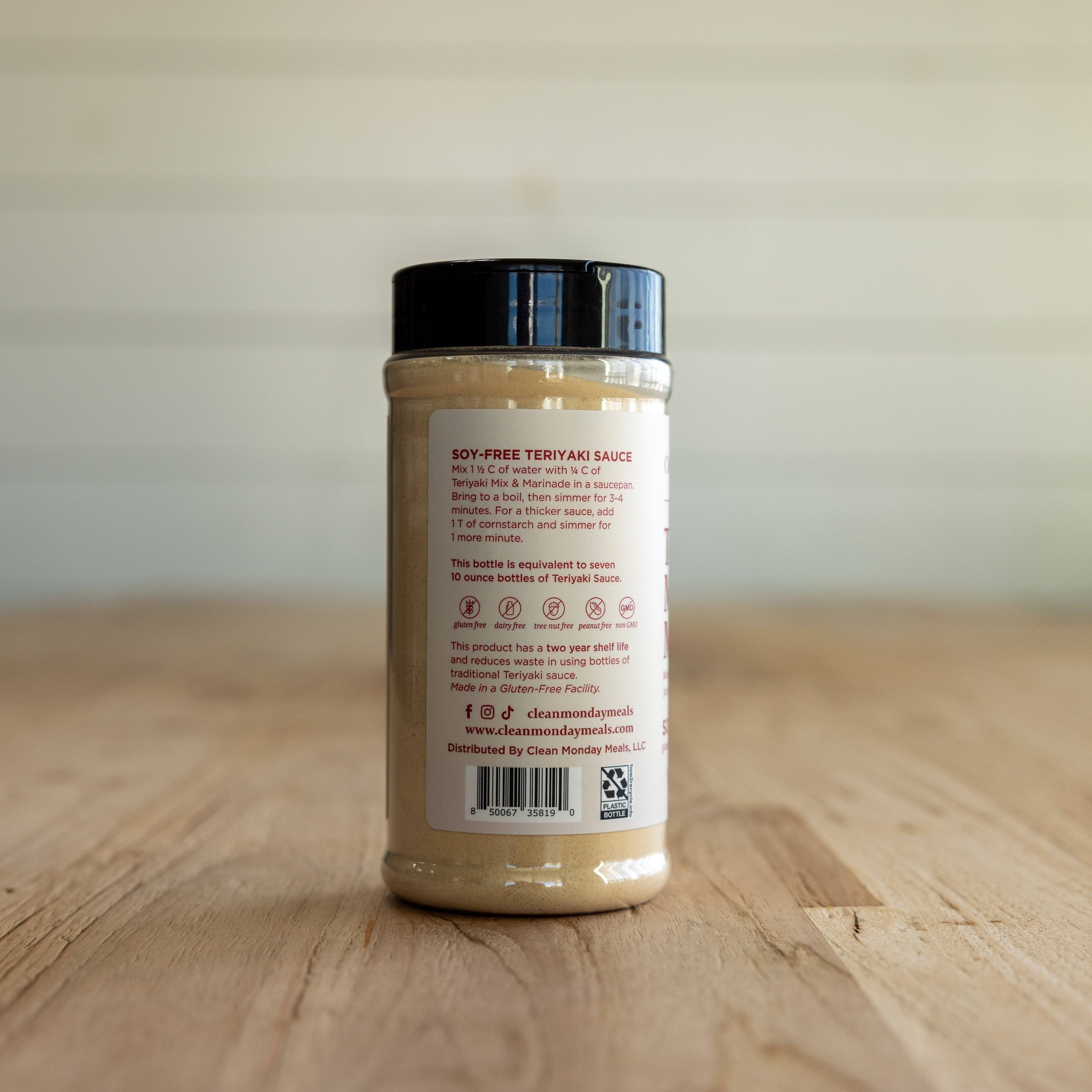 Soy Free Teriyaki Mix & Marinade | Clean Monday Meals
