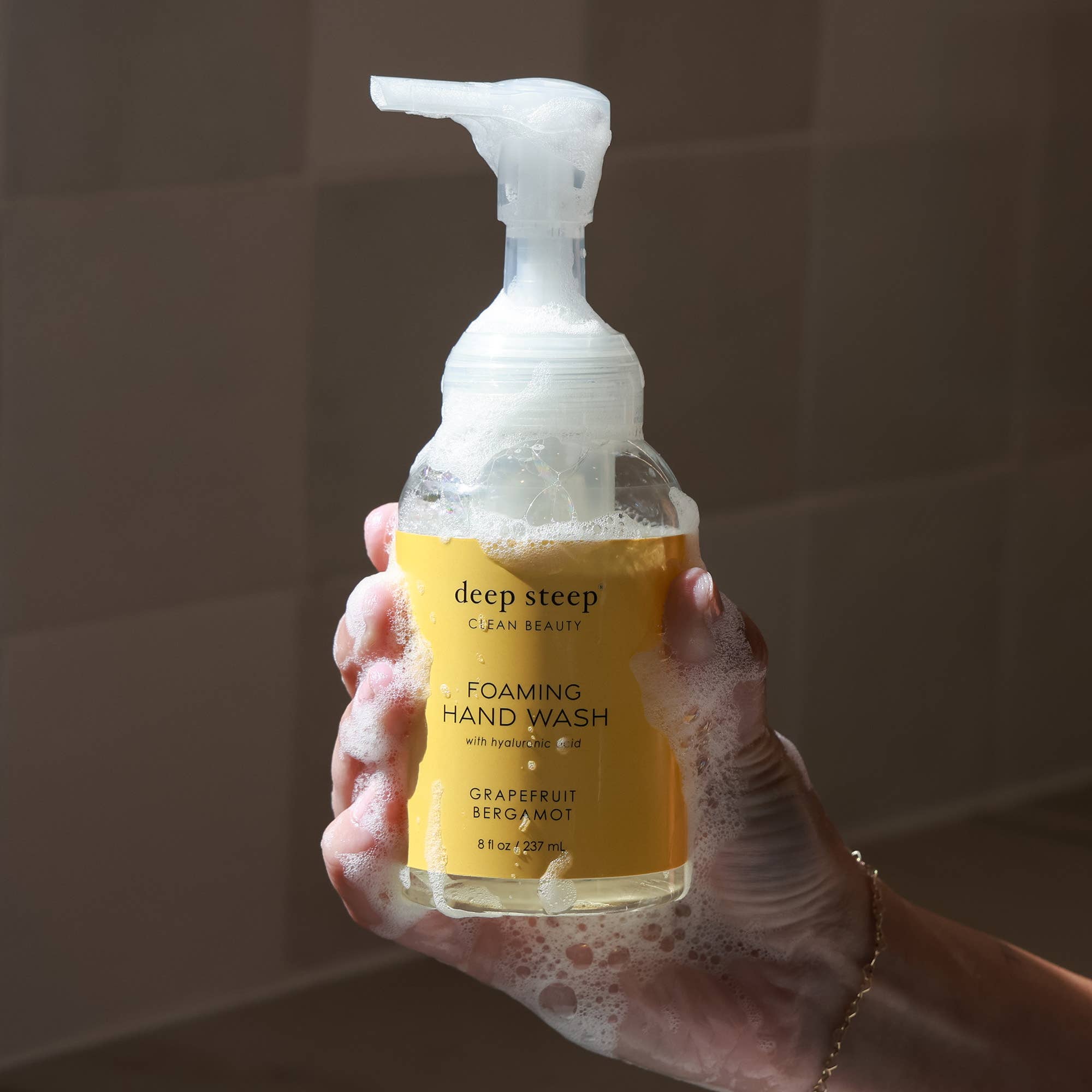 Foaming Hand Wash - Grapefruit Bergamot - 8oz | Deep Steep Clean Beauty