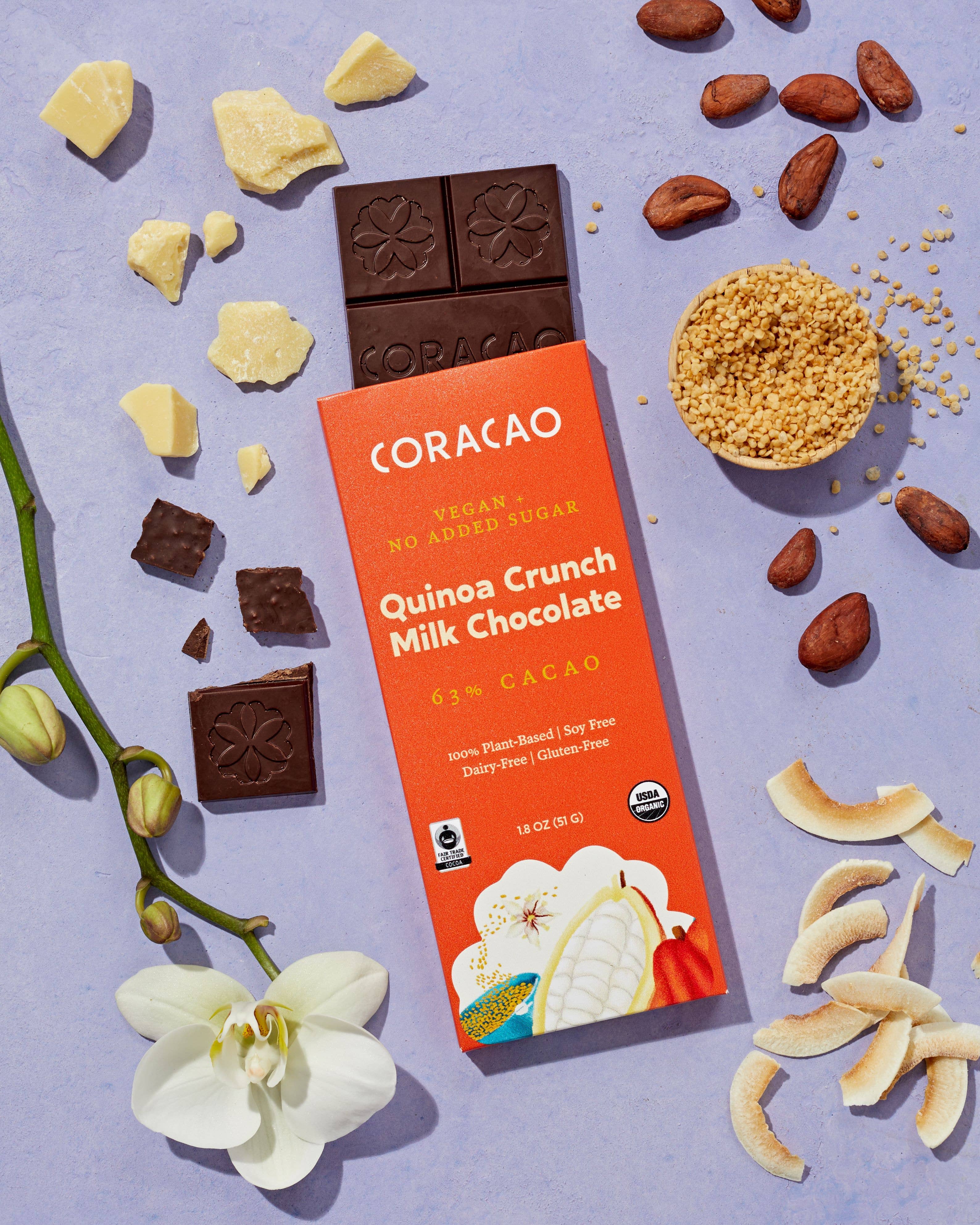 Quinoa Crunch Milk Chocolate | Coracao