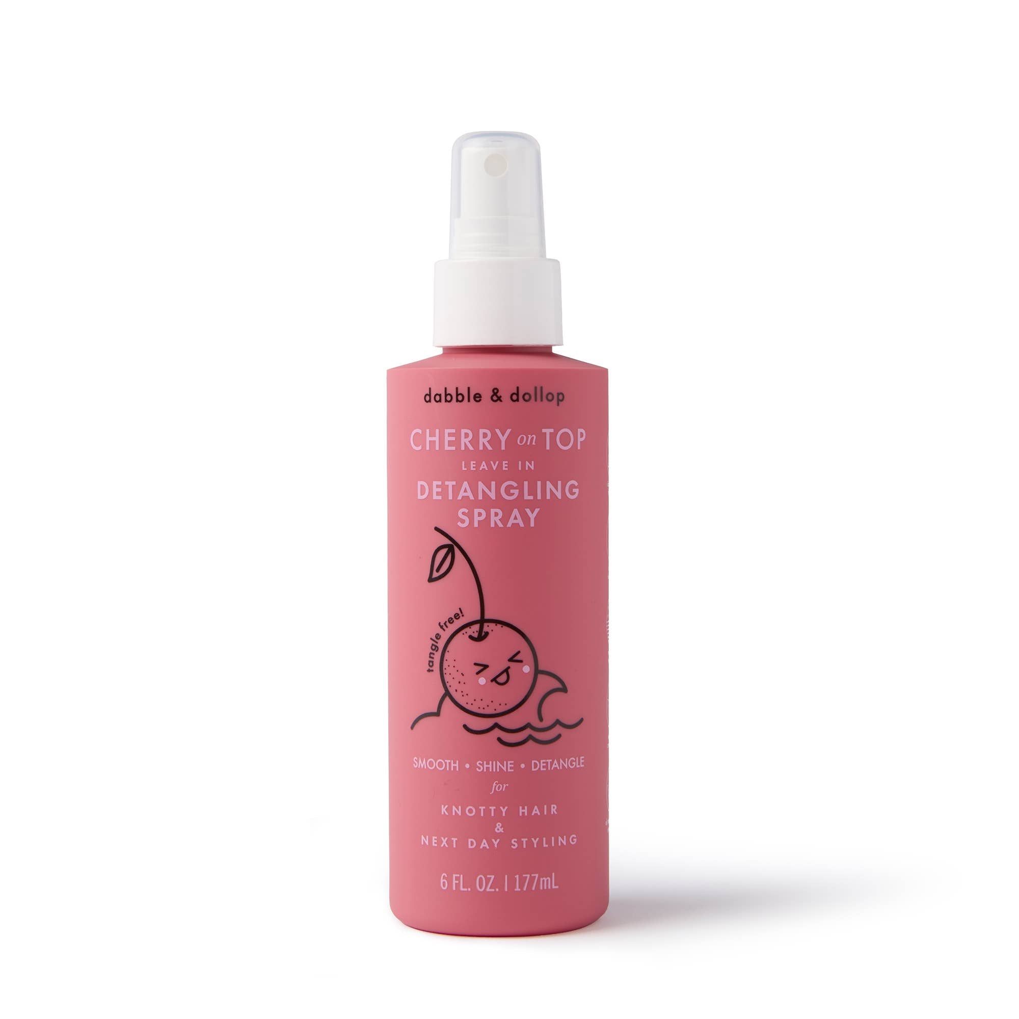Cherry on Top Hair Detangling & Conditioning Spray | Dabble & Dollup