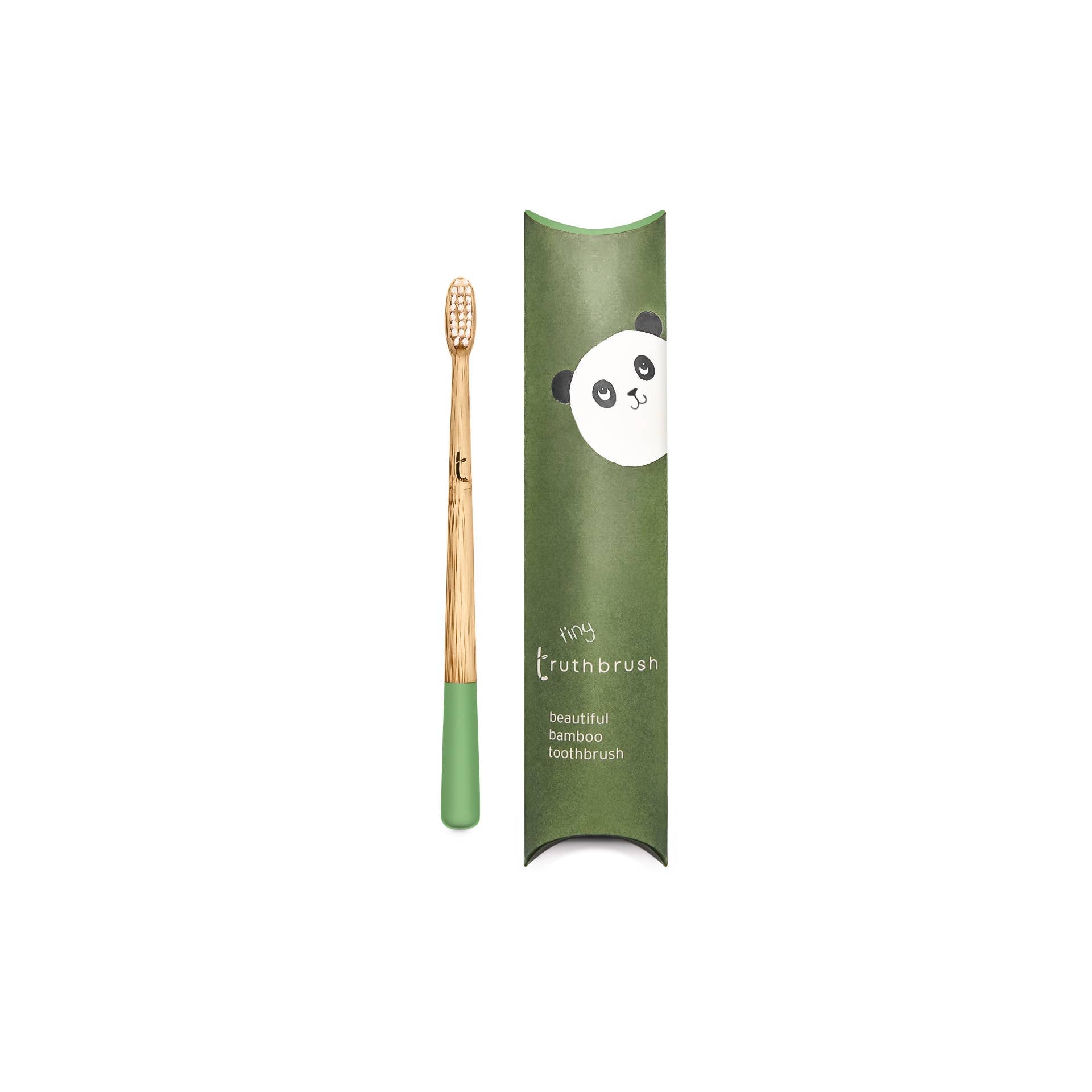 Meadow Green Tiny Truthbrush with soft bristles | Toothbrush LLC