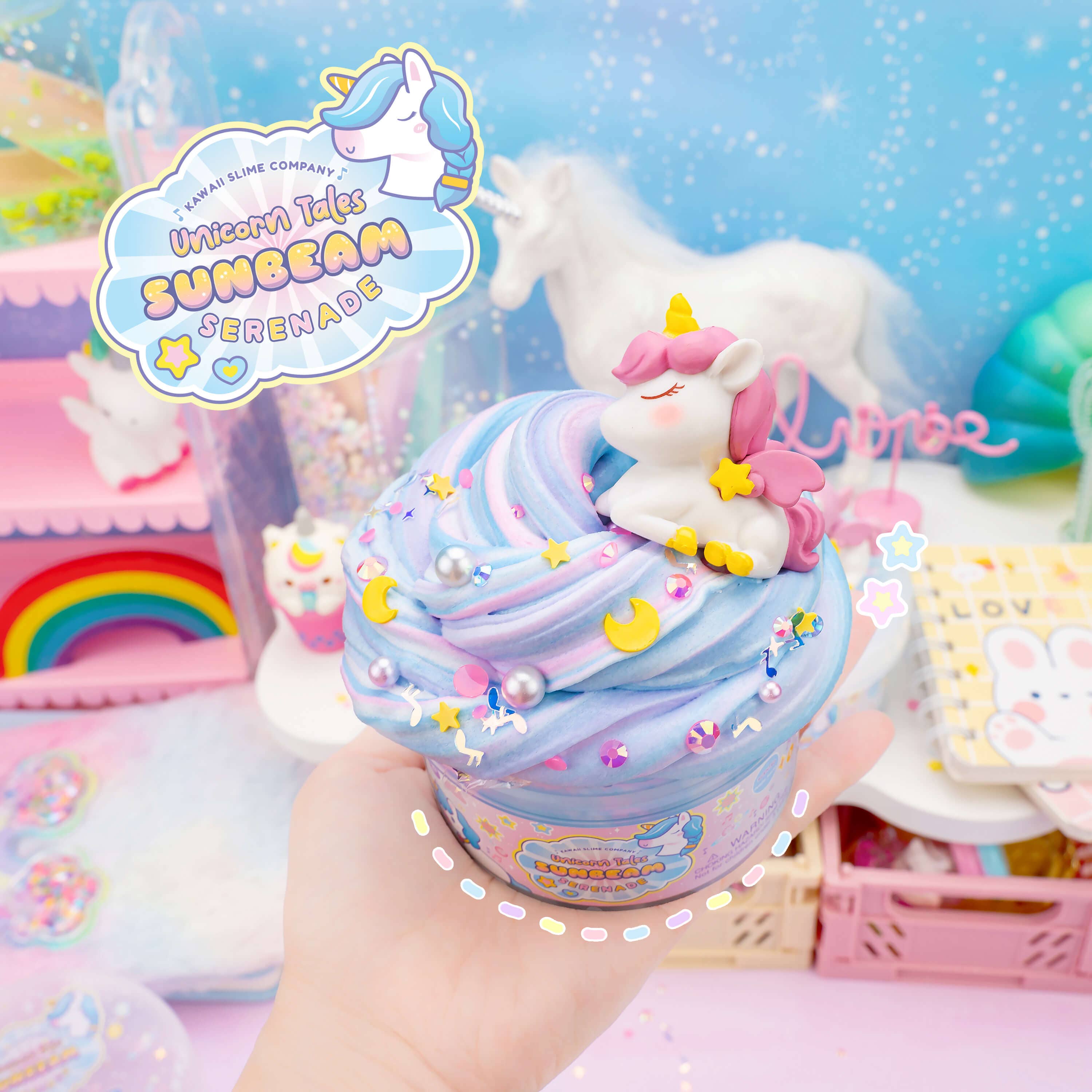 Unicorn Tales Sunbeam Serenade Butter Signature Dome™ Slime | Kawaii Slime