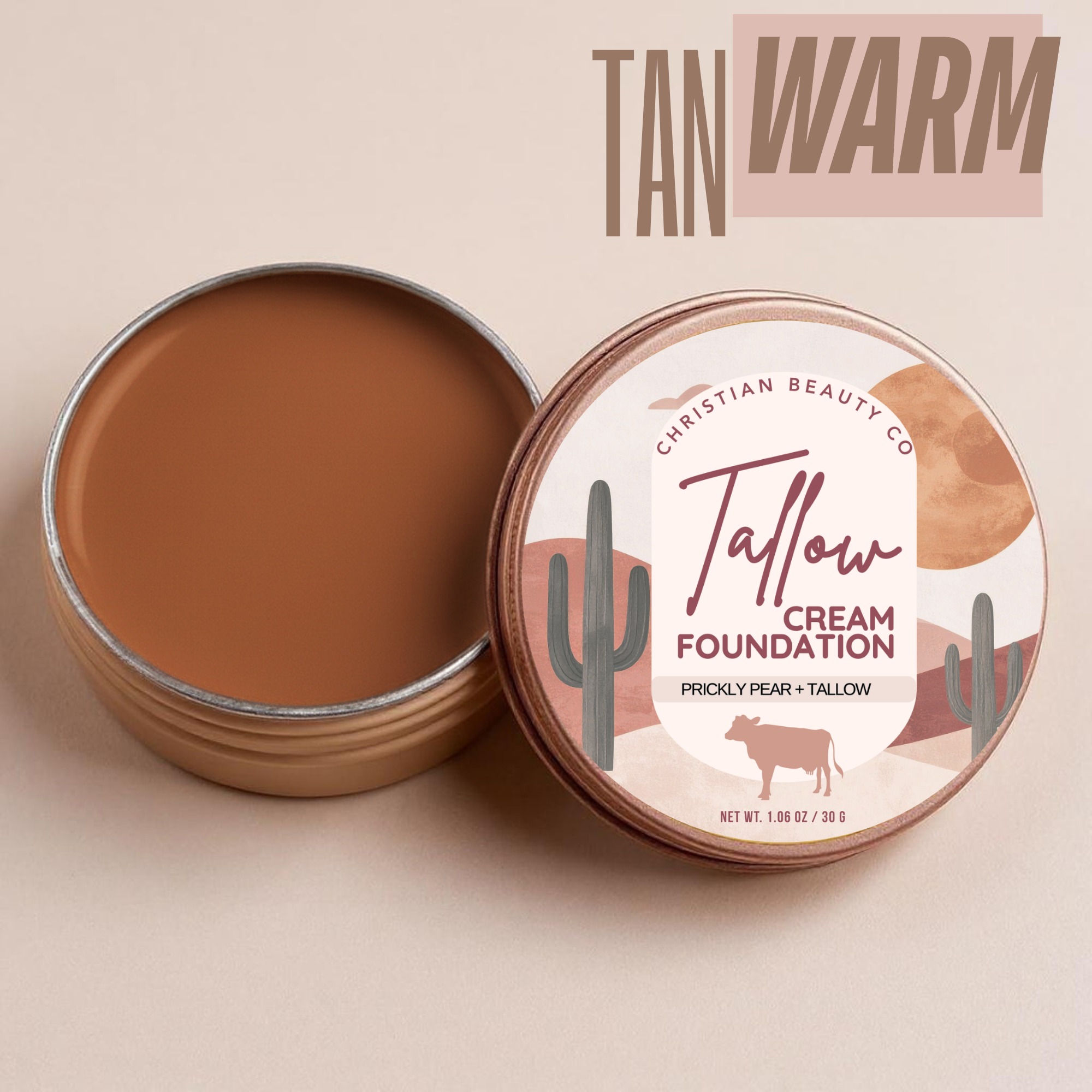 Tallow Cream Foundation | Christian Beauty Co