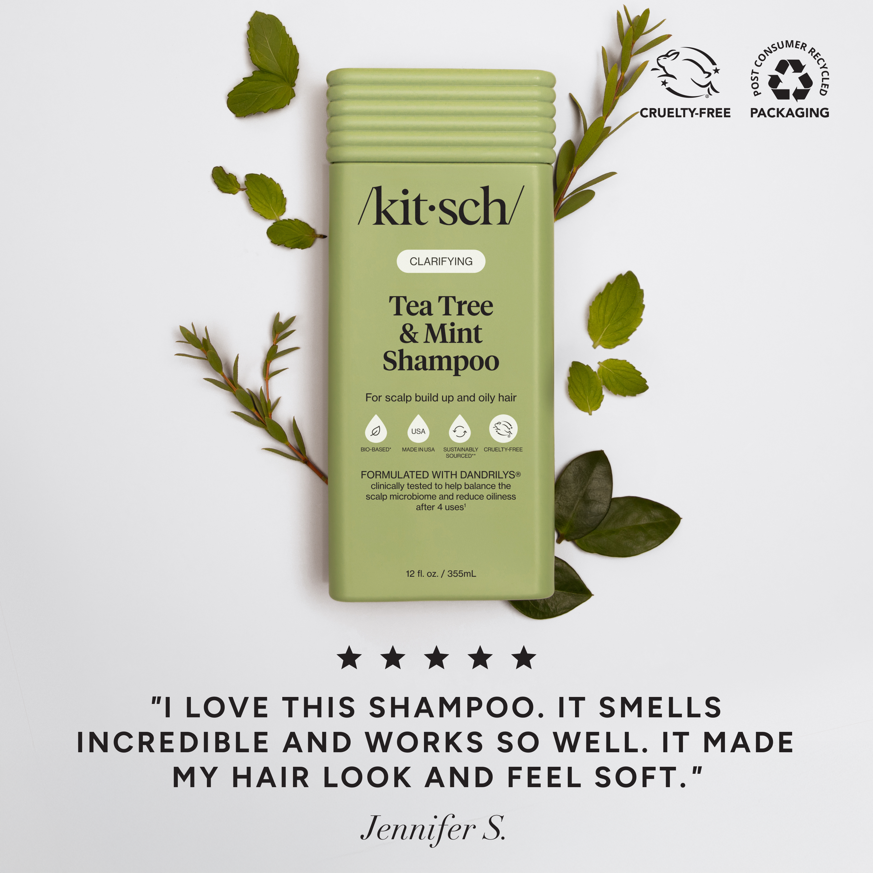 Clarifying Tea Tree & Mint Shampoo | KITSCH
