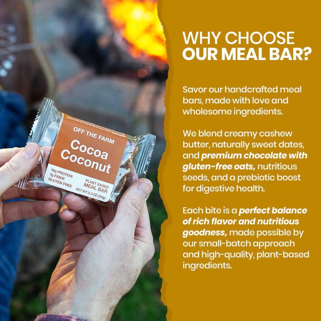 Cocoa Coconut Meal Bar | Off the Farm