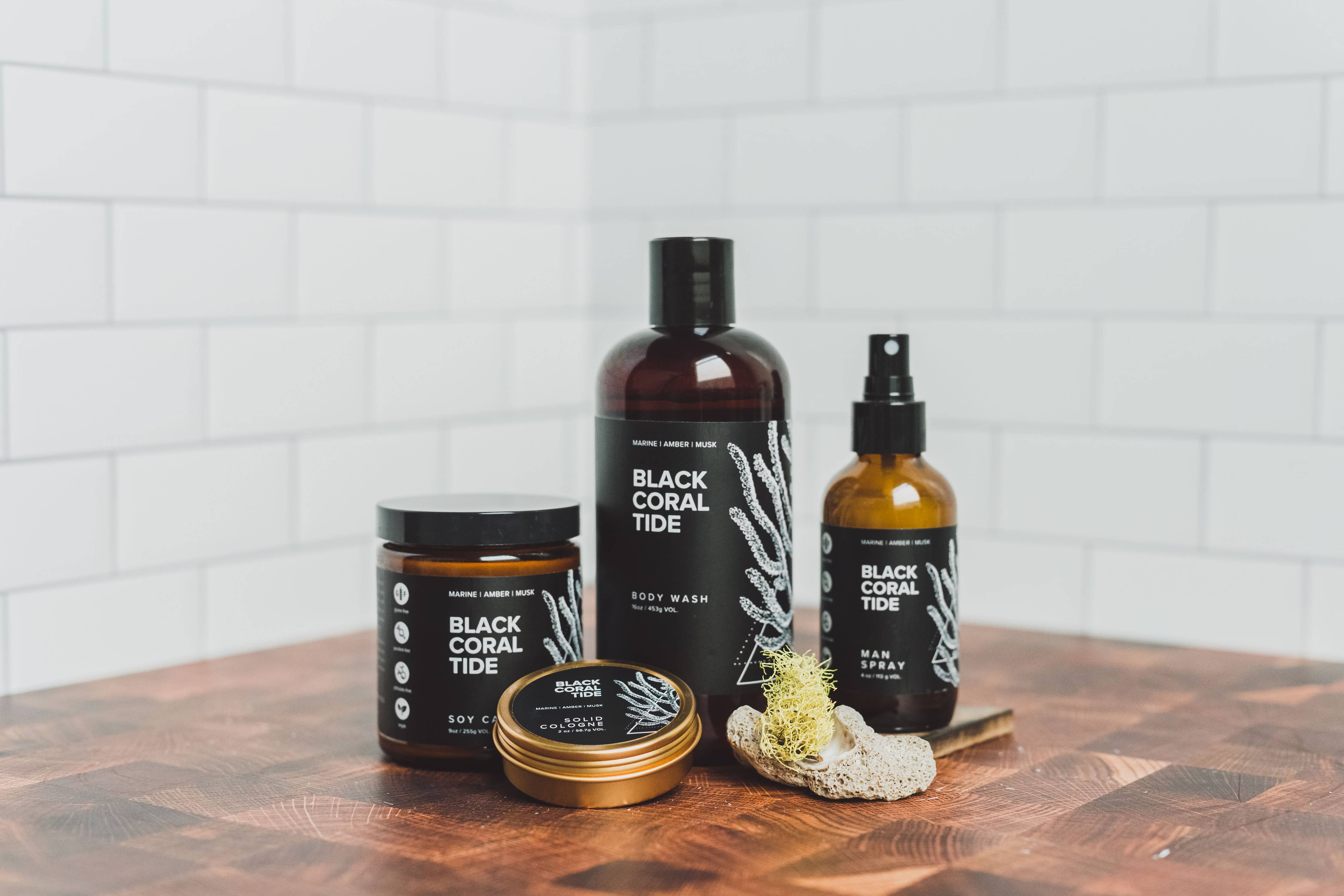 Solid Cologne Black Coral Tide | Broken Top Goods