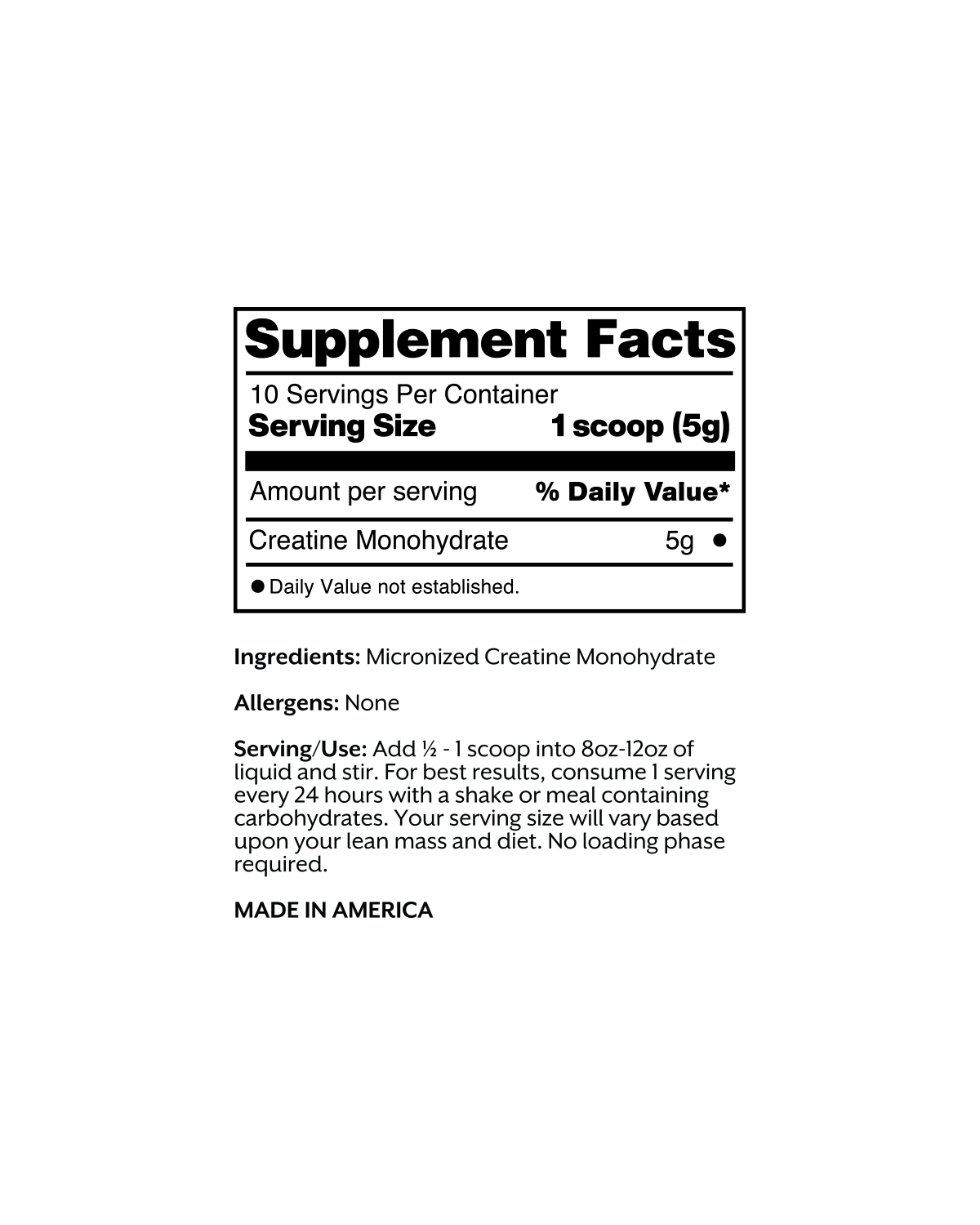 Non-GMO Creatine | Promix