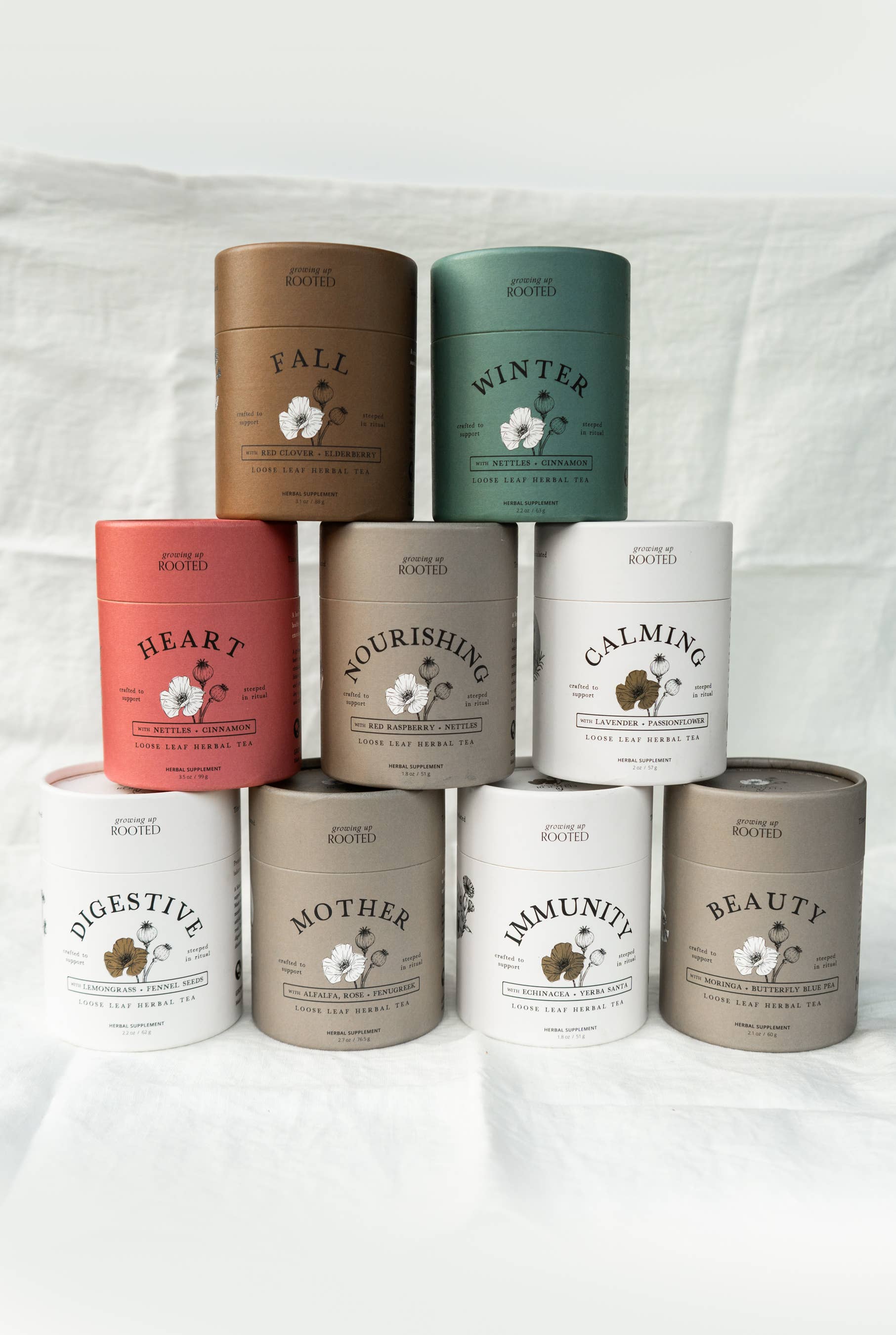 Calming Loose Leaf Herbal Tea | Stress Relief & Relaxation | Growing Up Rooted