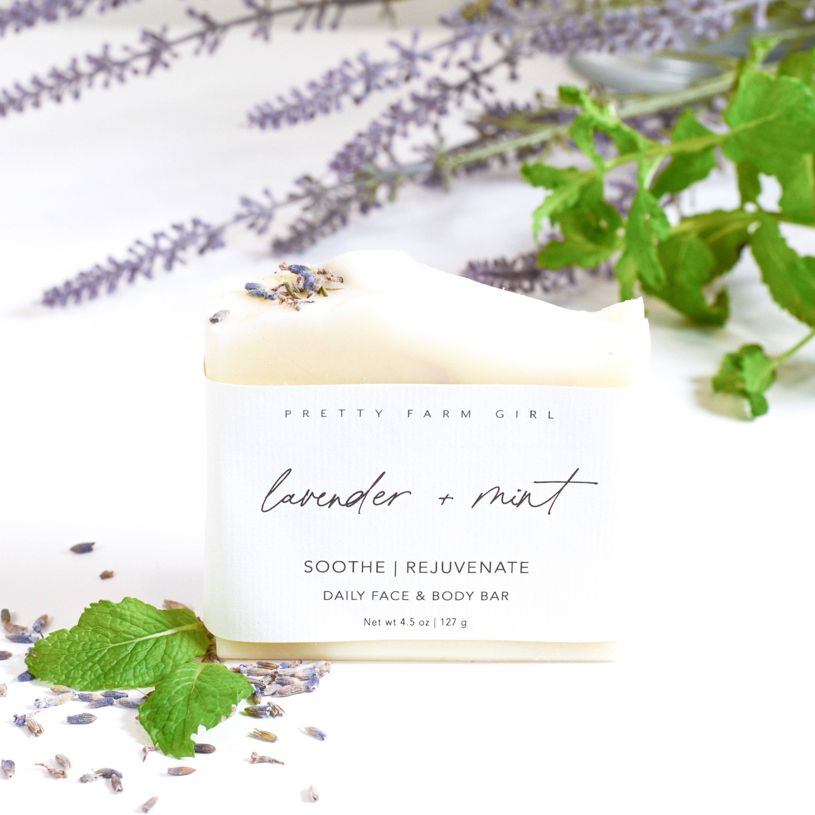 Lavender + Mint Soap | Pretty Farm Girl