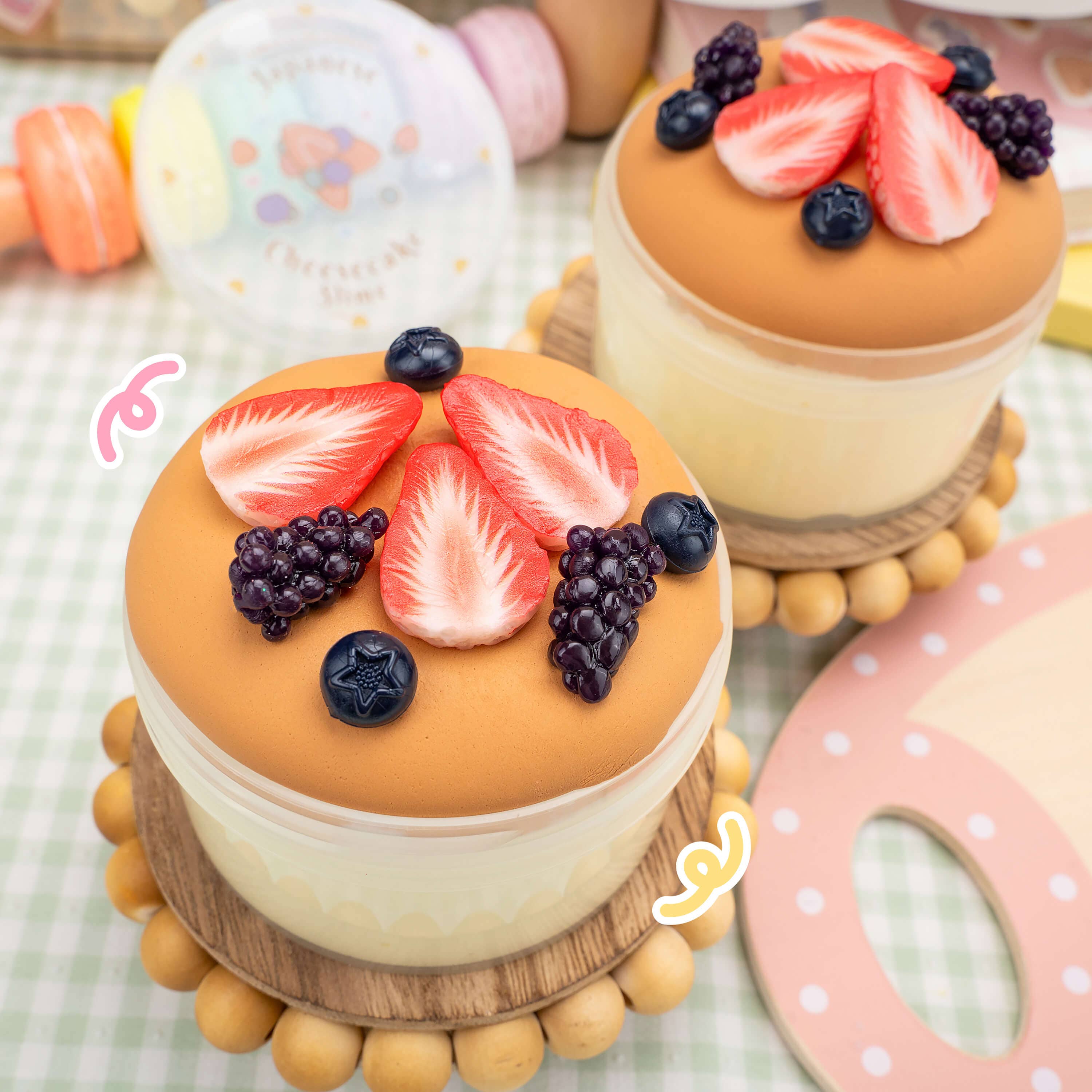 Japanese Cheesecake Butter Signature Dome™ Slime | Kawaii Slime
