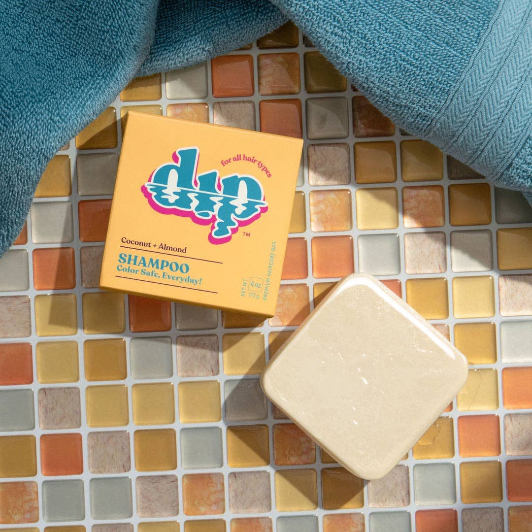 Color Safe Shampoo Bar for Every Day - Coconut & Almond | Dip
