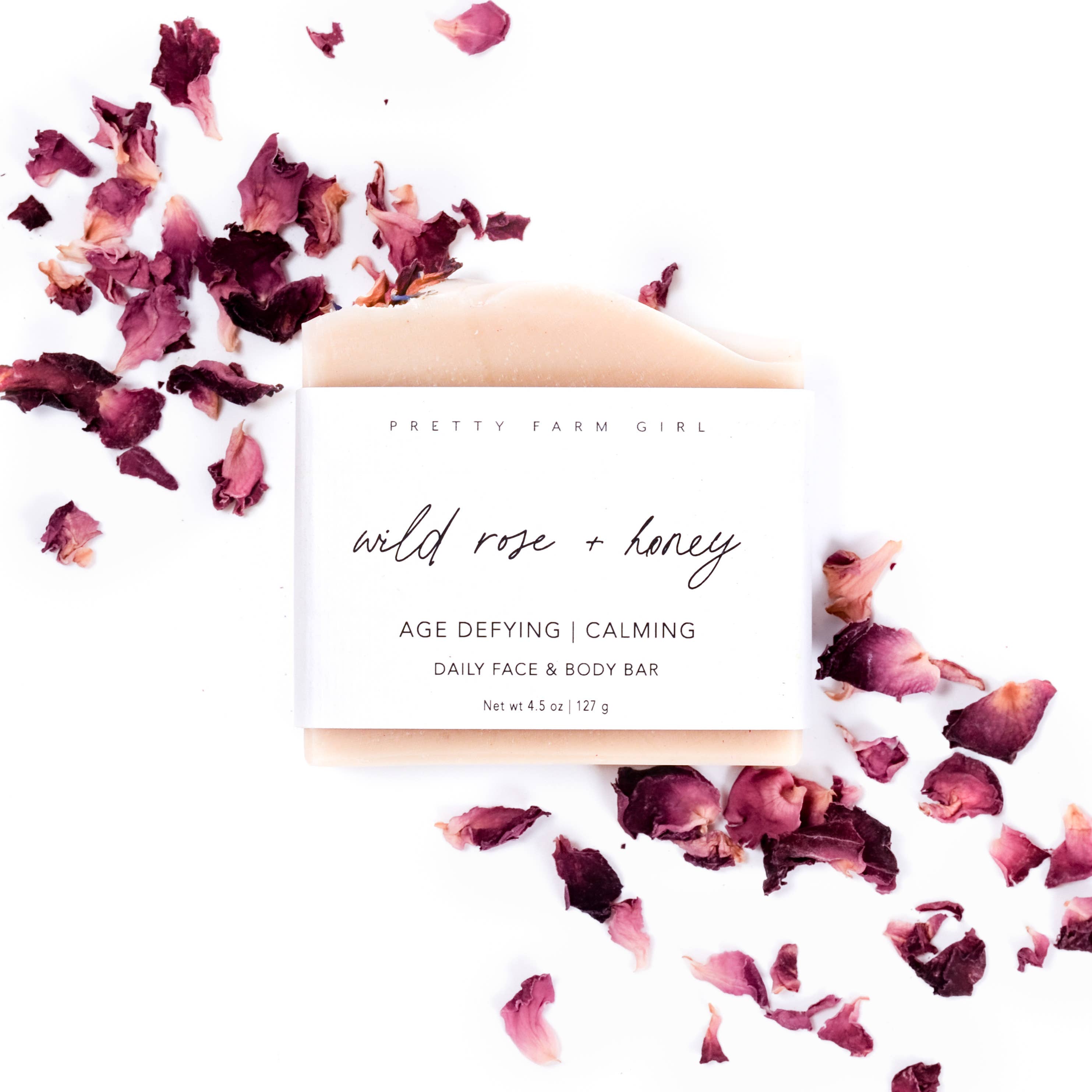 Wild Rose + Honey | Goat Milk Soap | Pretty Farm Girl
