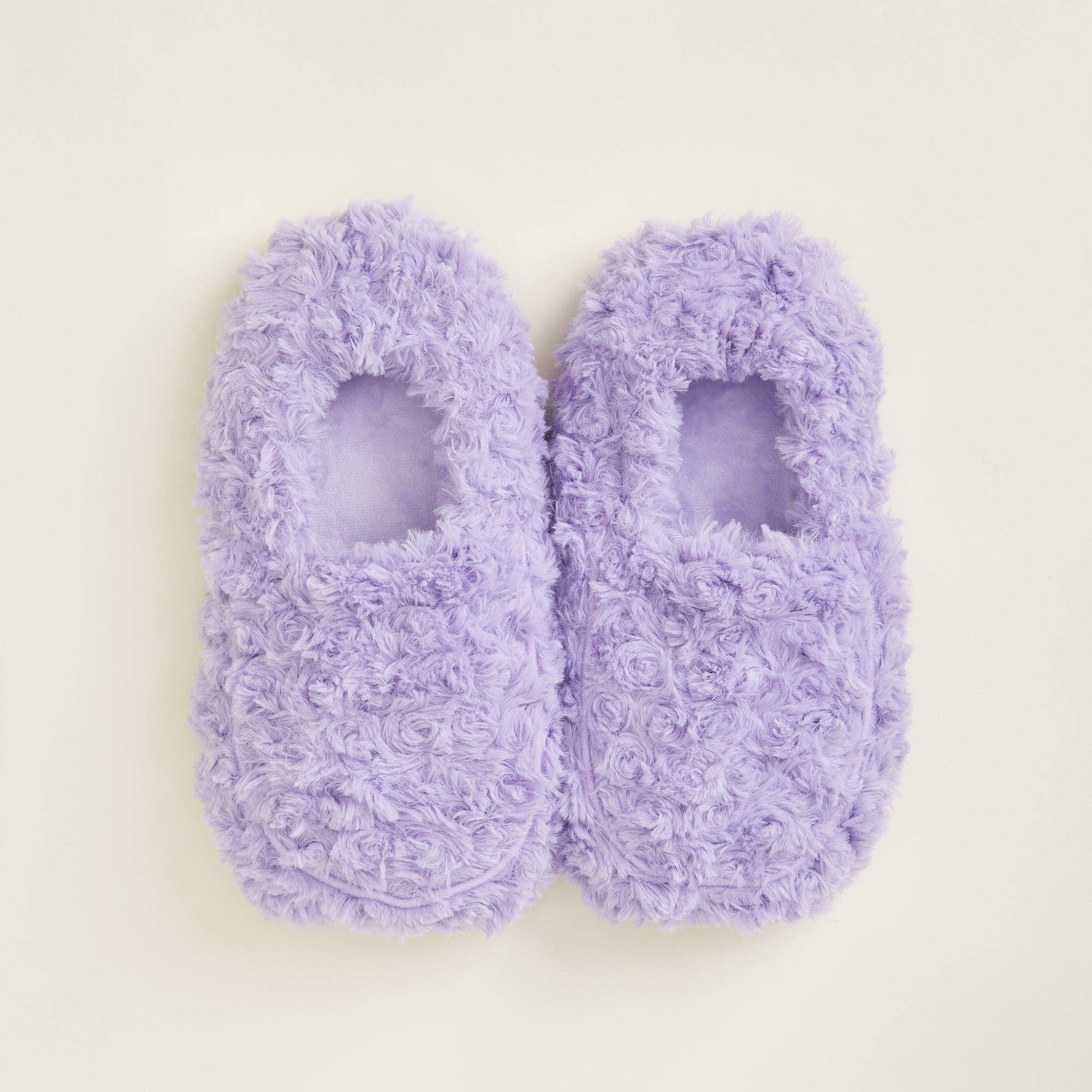 Curly Purple Slippers | Warmies