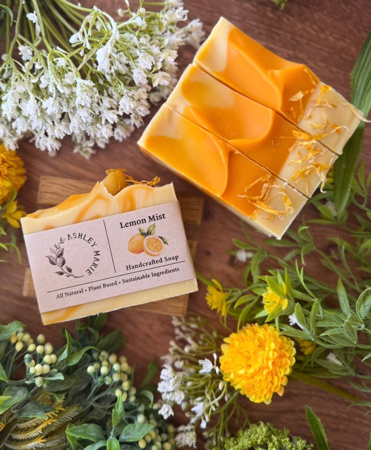 Lemon Mist Handmade Soap | Ashley Marie