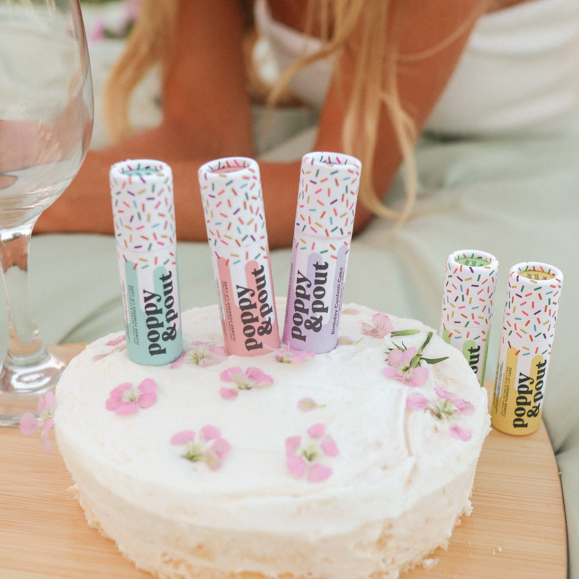 Lip Balm, Birthday Confetti Cake, Pink | Poppy & Pout