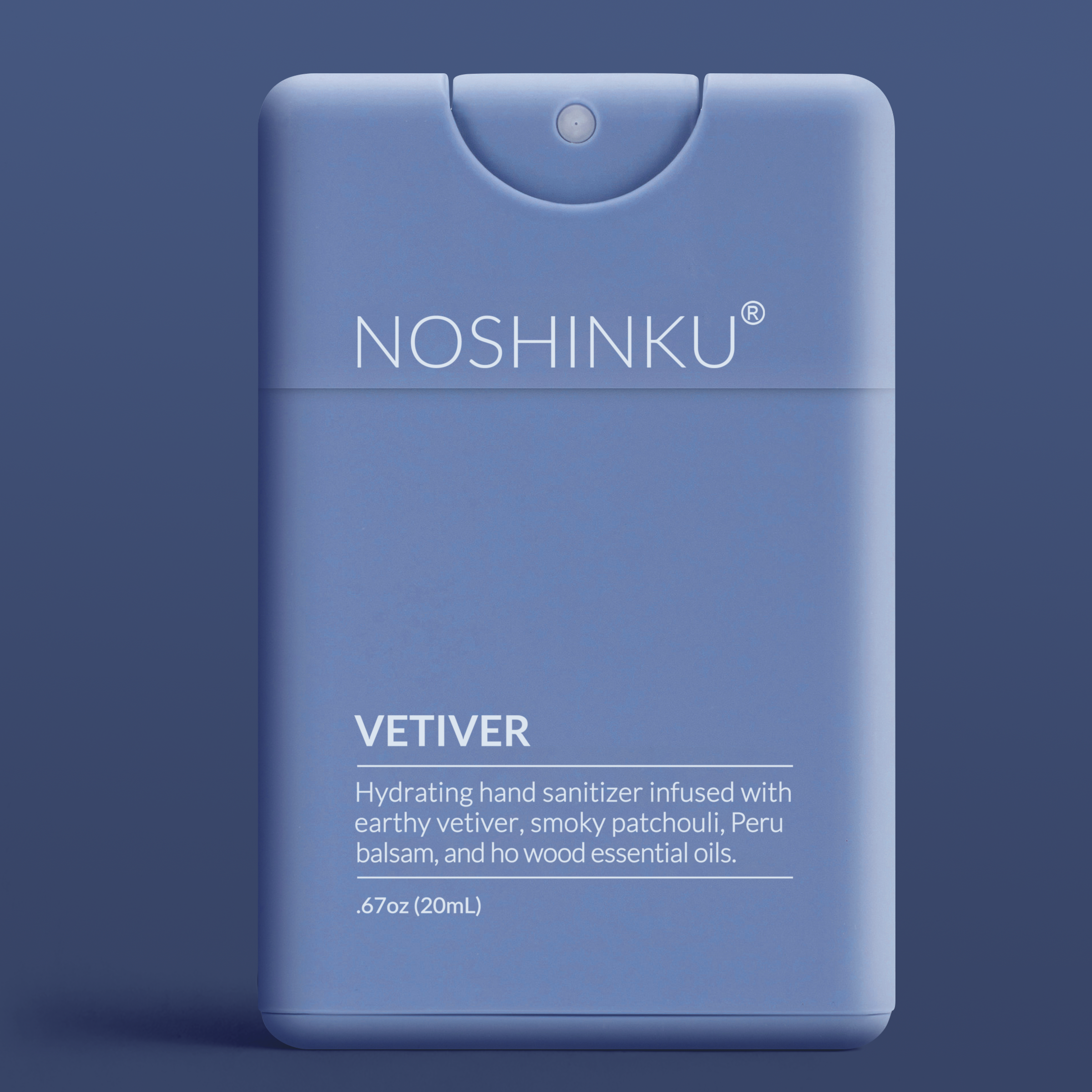 Vetiver Patchouli Hydrating Pocket Hand Sanitizer | Noshinku