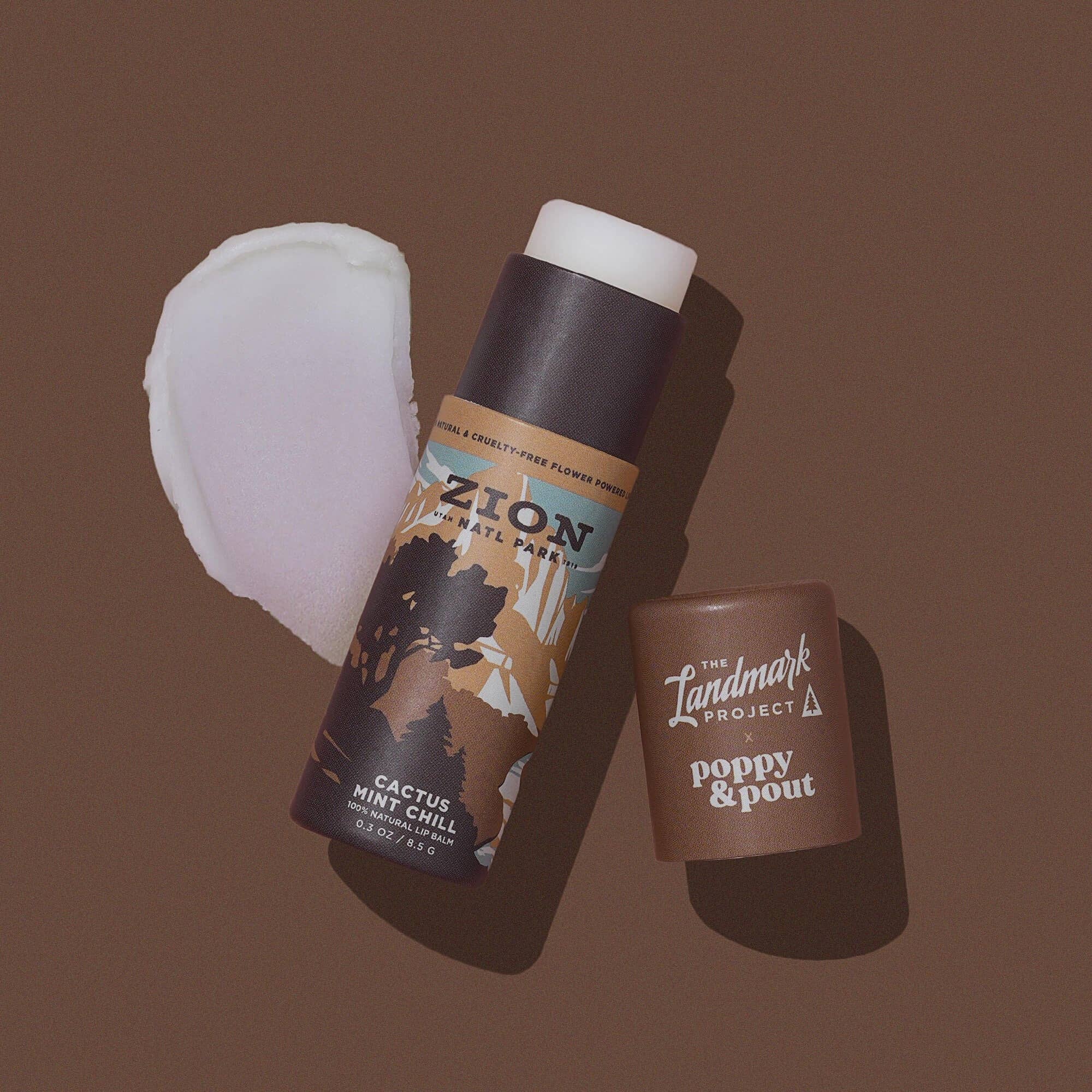 The Landmark Project, Lip Balm, Zion Cactus Mint Chill | Poppy and Pout