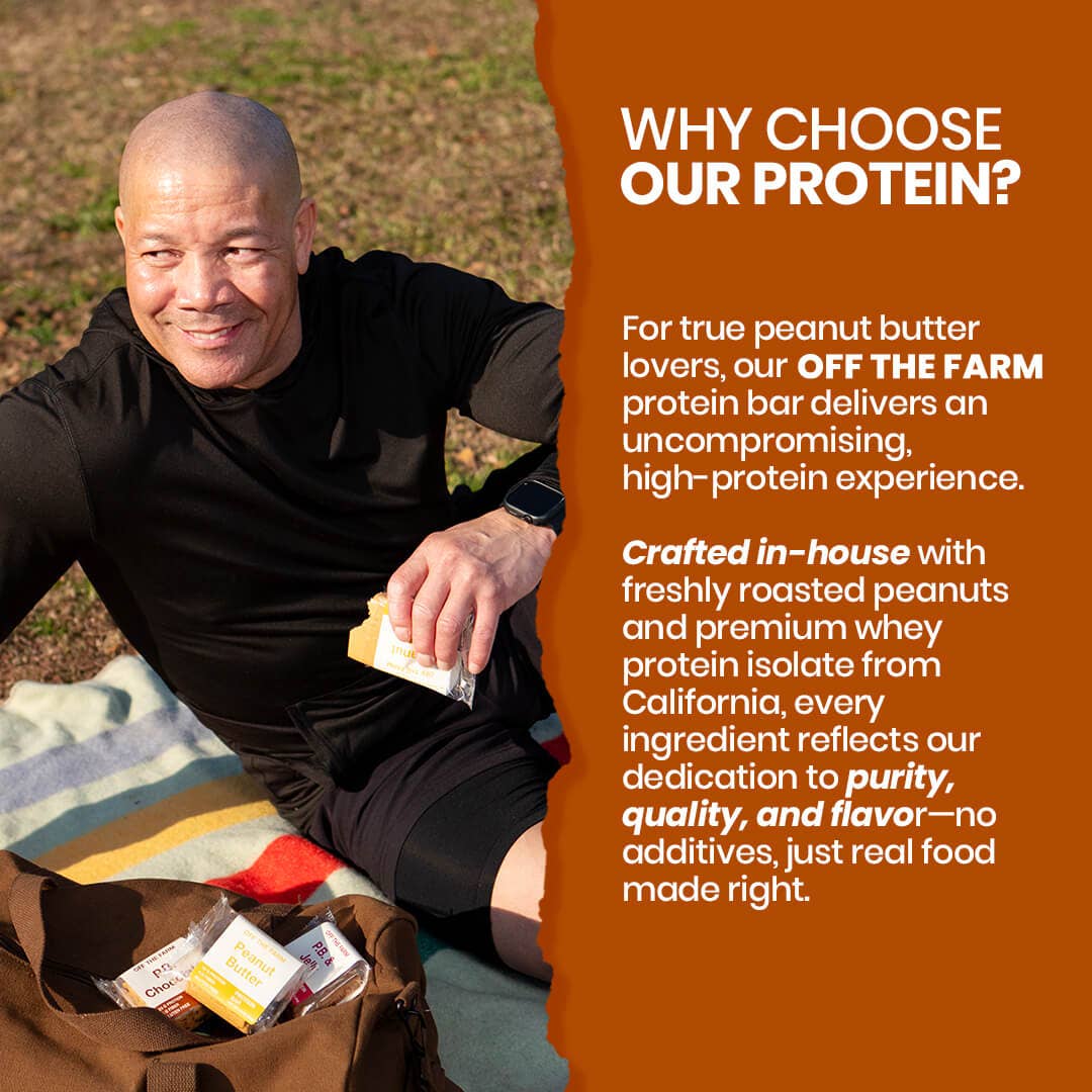 Peanut Butter Protein Bar | Off the Farm