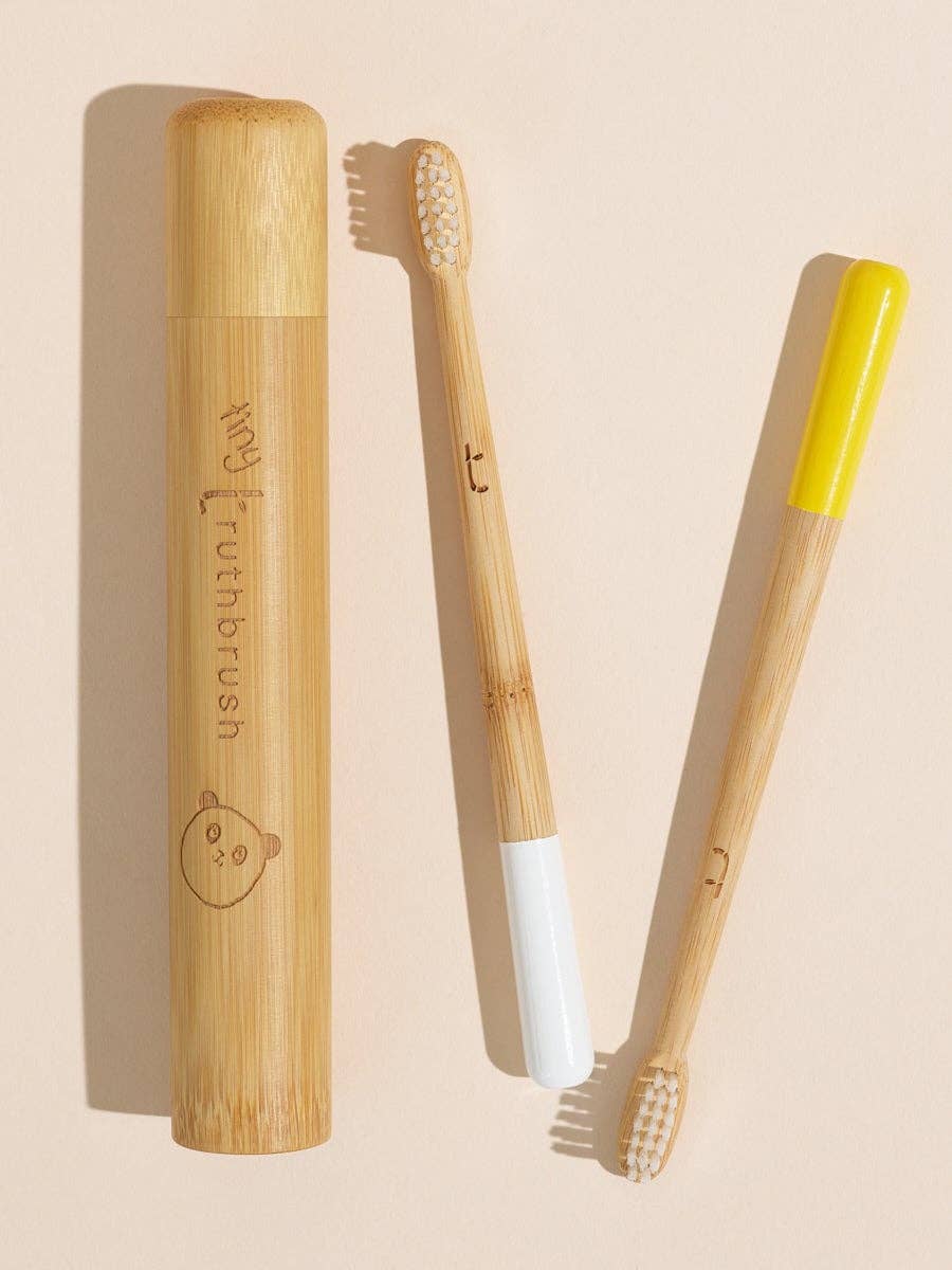 Sunshine Yellow Tiny Truthbrush with soft bristles | Toothbrush LLC