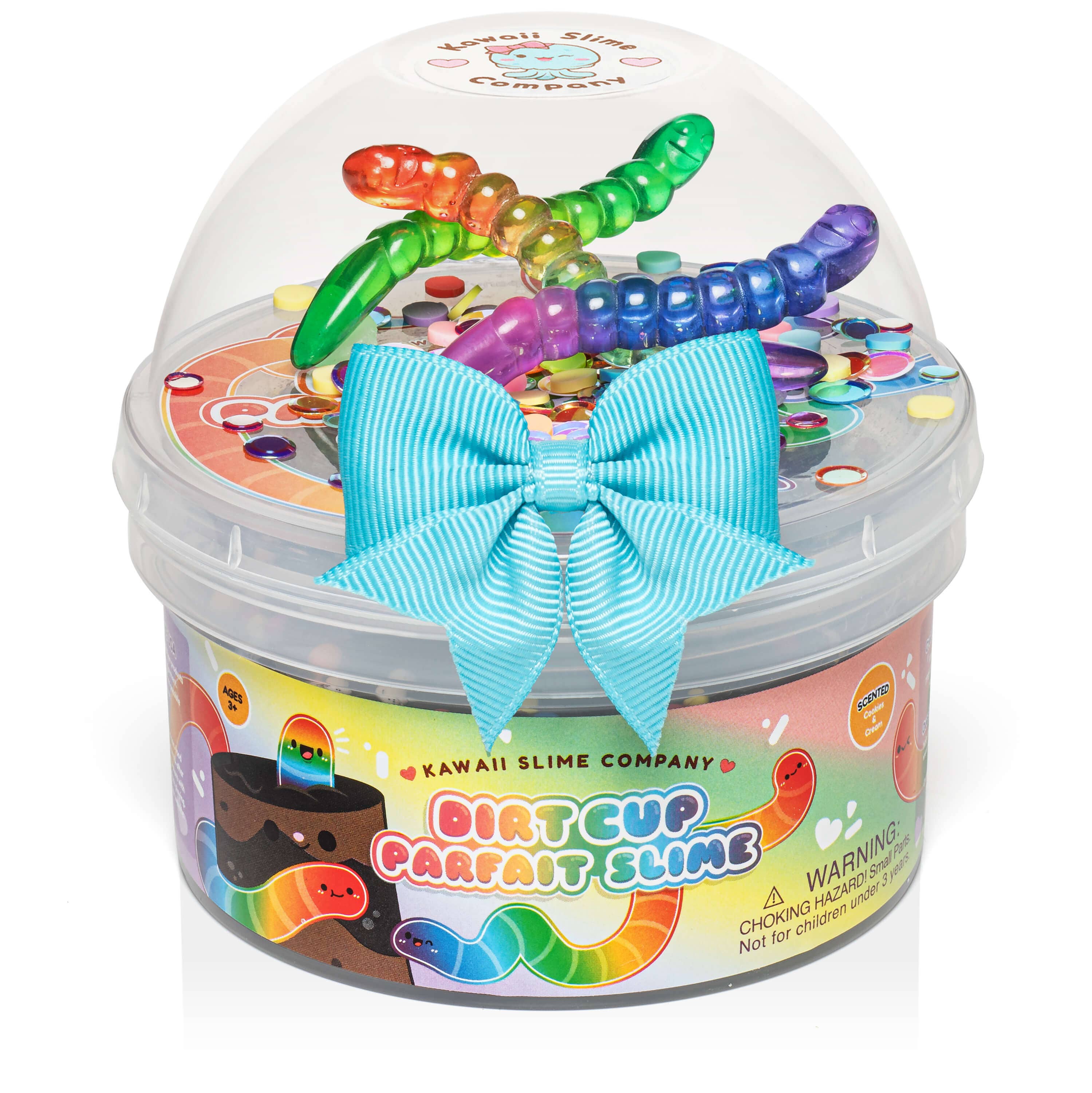 Dirt Cup Parfait Crunchy Signature Dome™ Slime | Kawaii Slime
