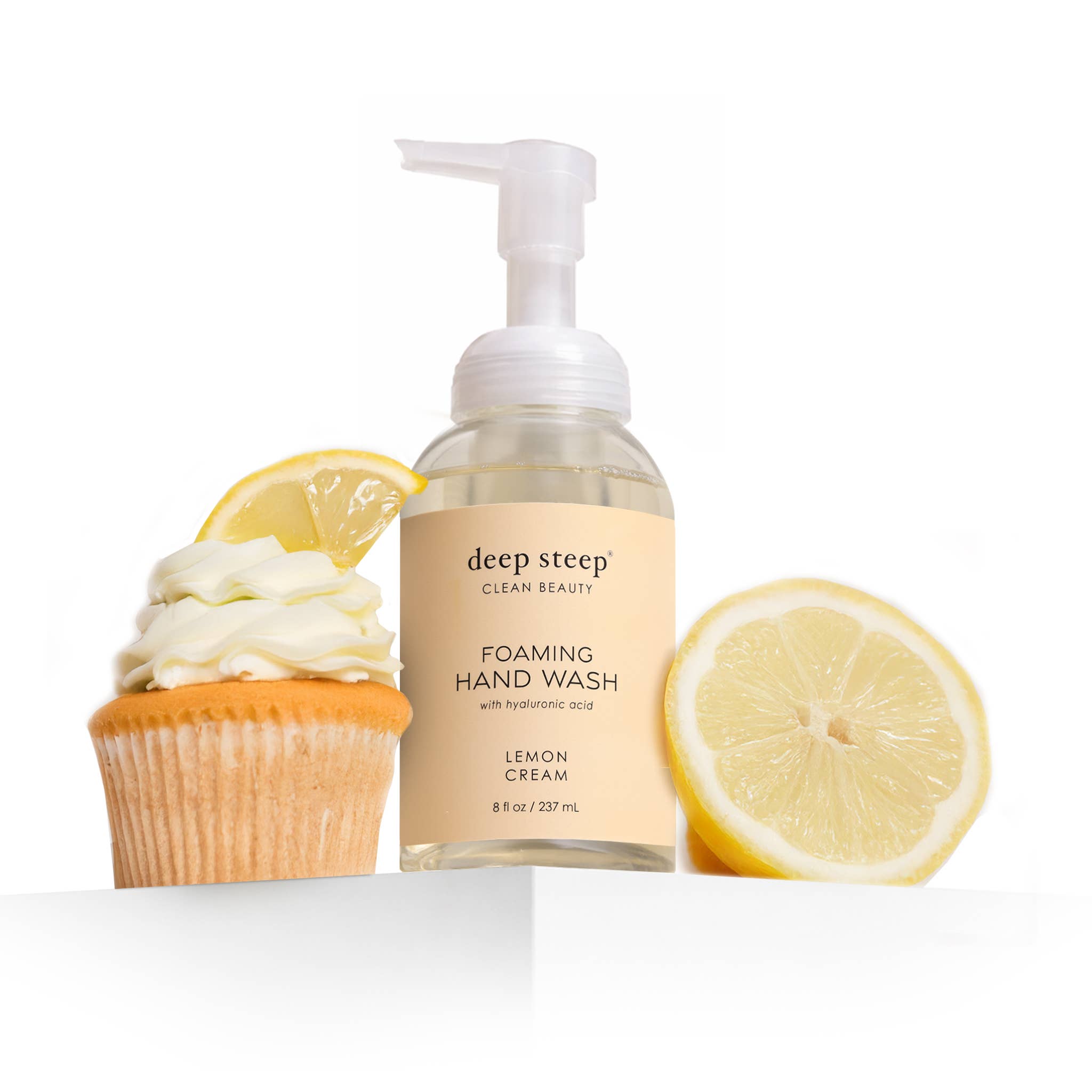 Foaming Hand Wash - Lemon Cream 8oz | Deep Steep Clean Beauty