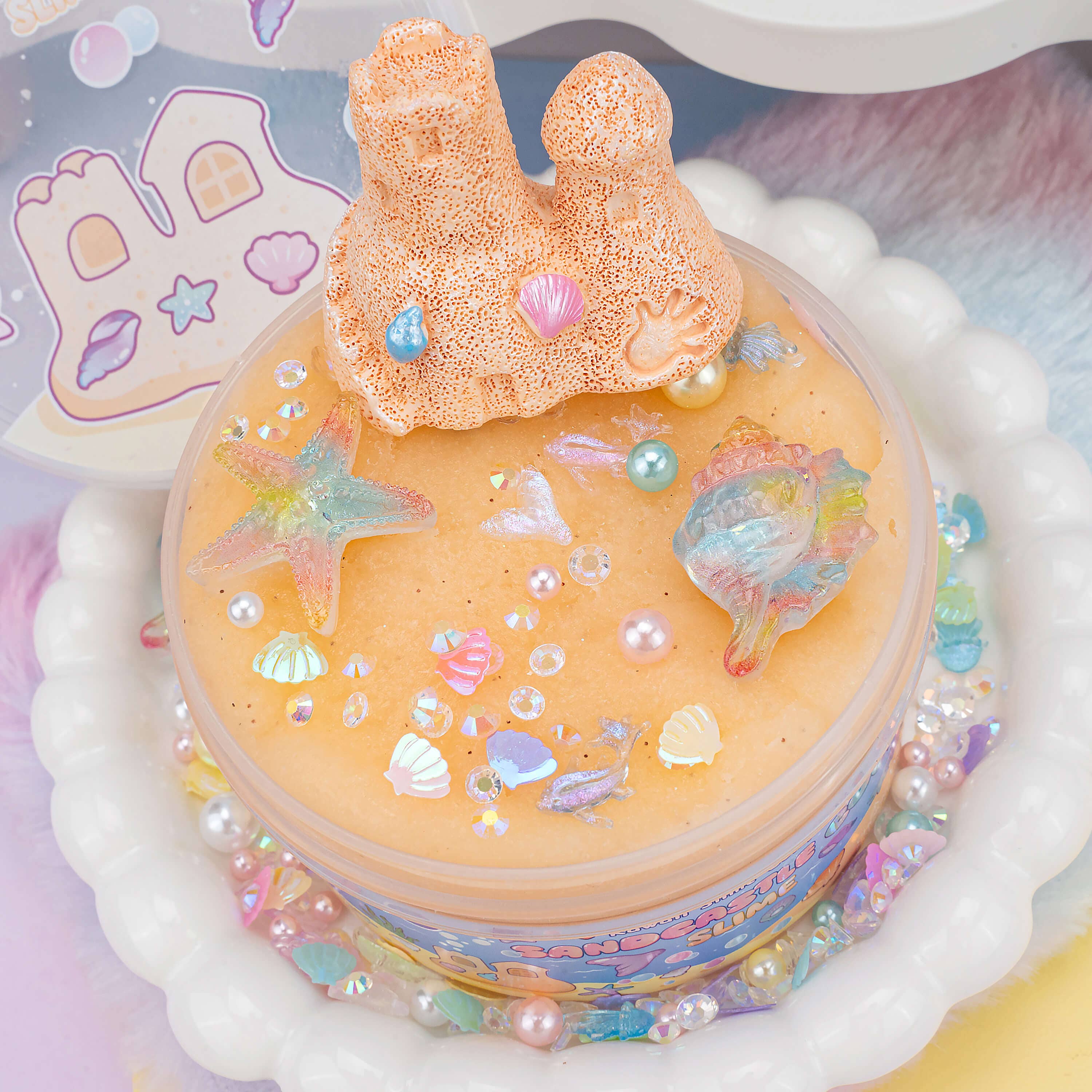 Sandcastle Cove Signature Dome™ Slime | Kawaii Slime