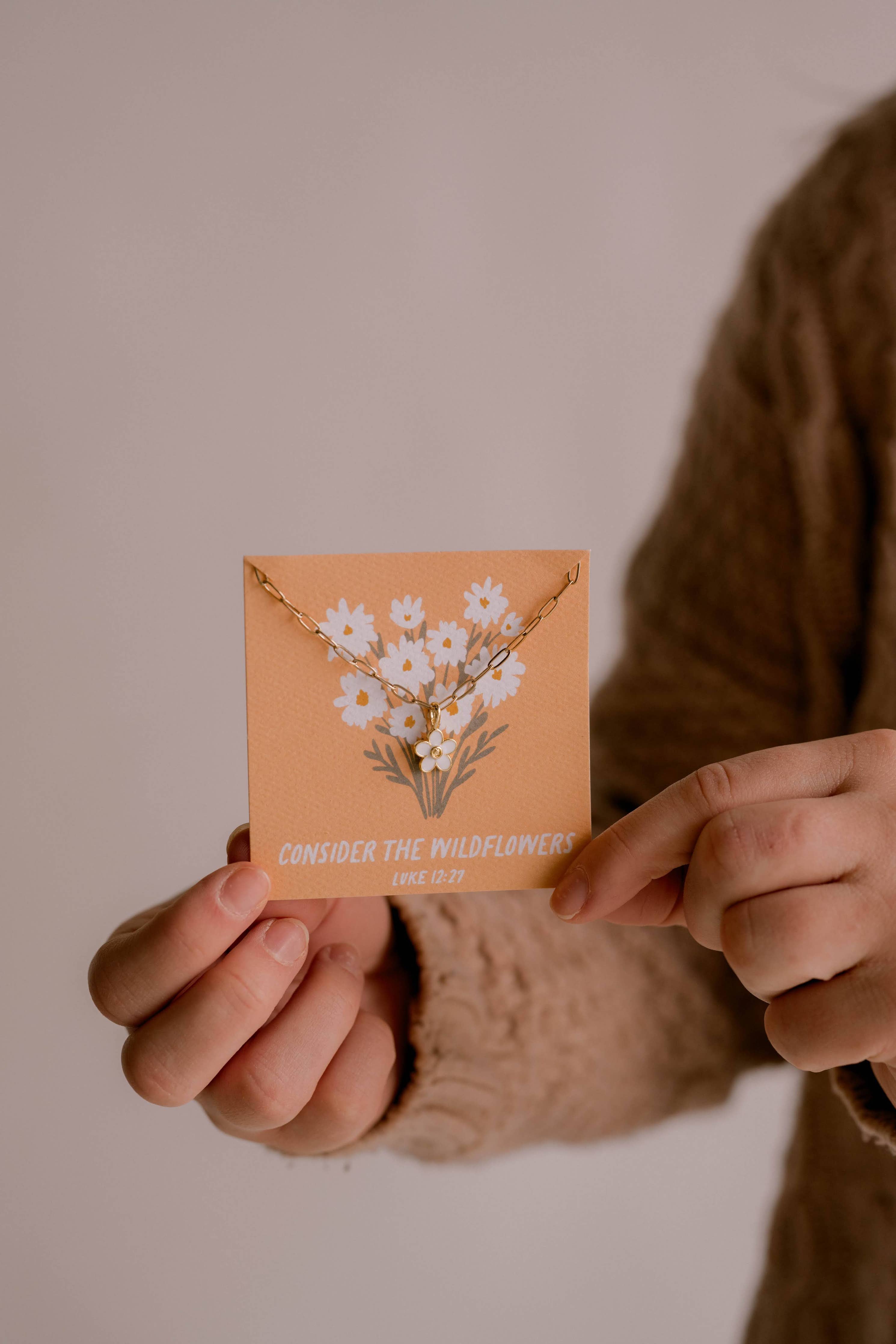 Consider The Wildflowers Charm Necklace I Dear Heart