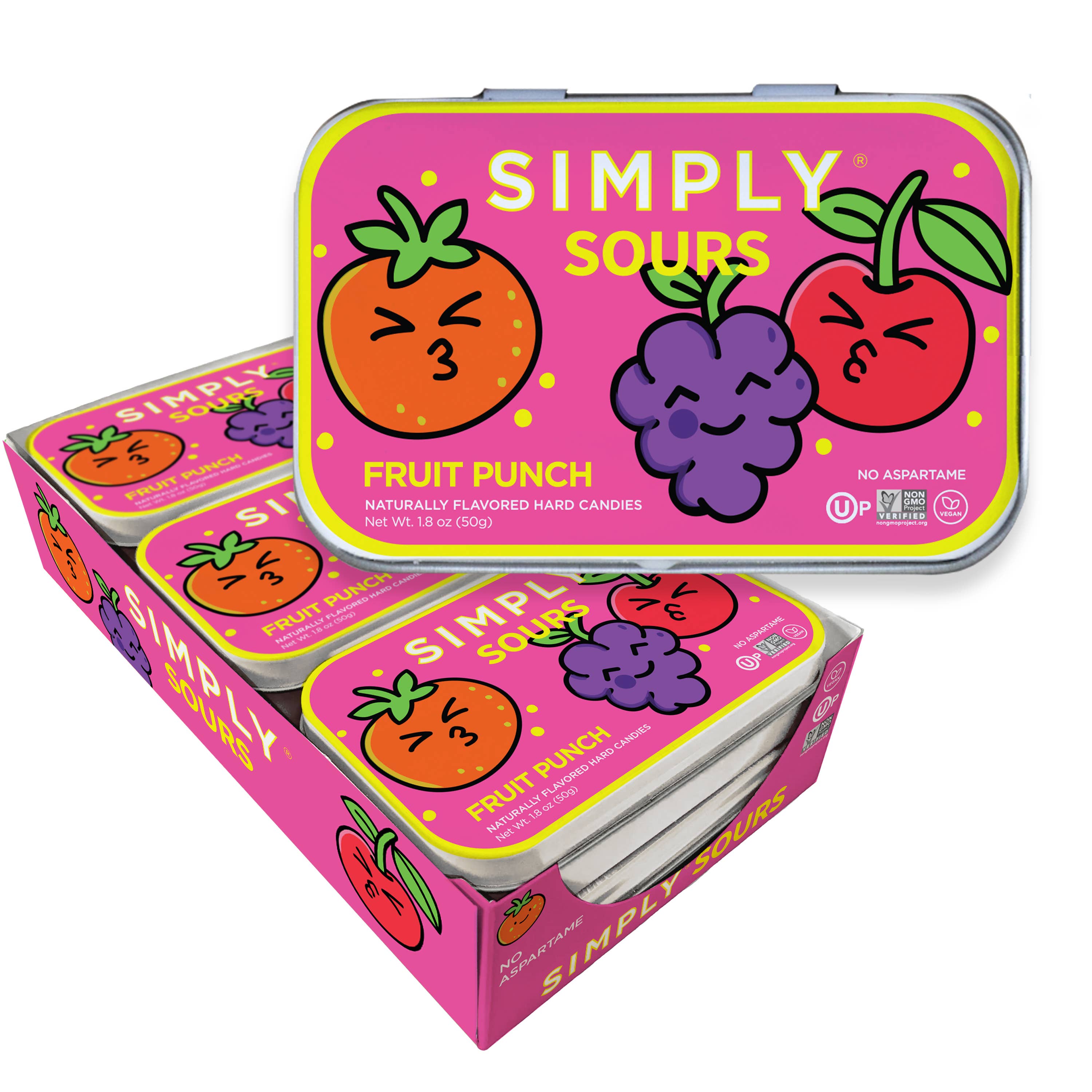 Simply Sours - Fruit Punch | Simply Gum